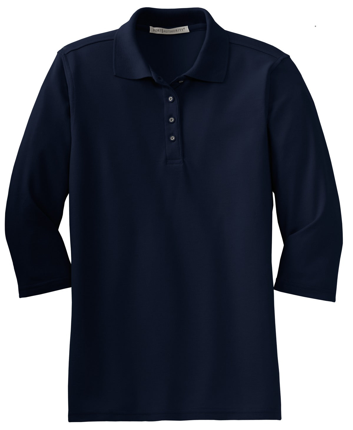 Port Authority® Women's Silk Touch 3/4-Sleeve Polo