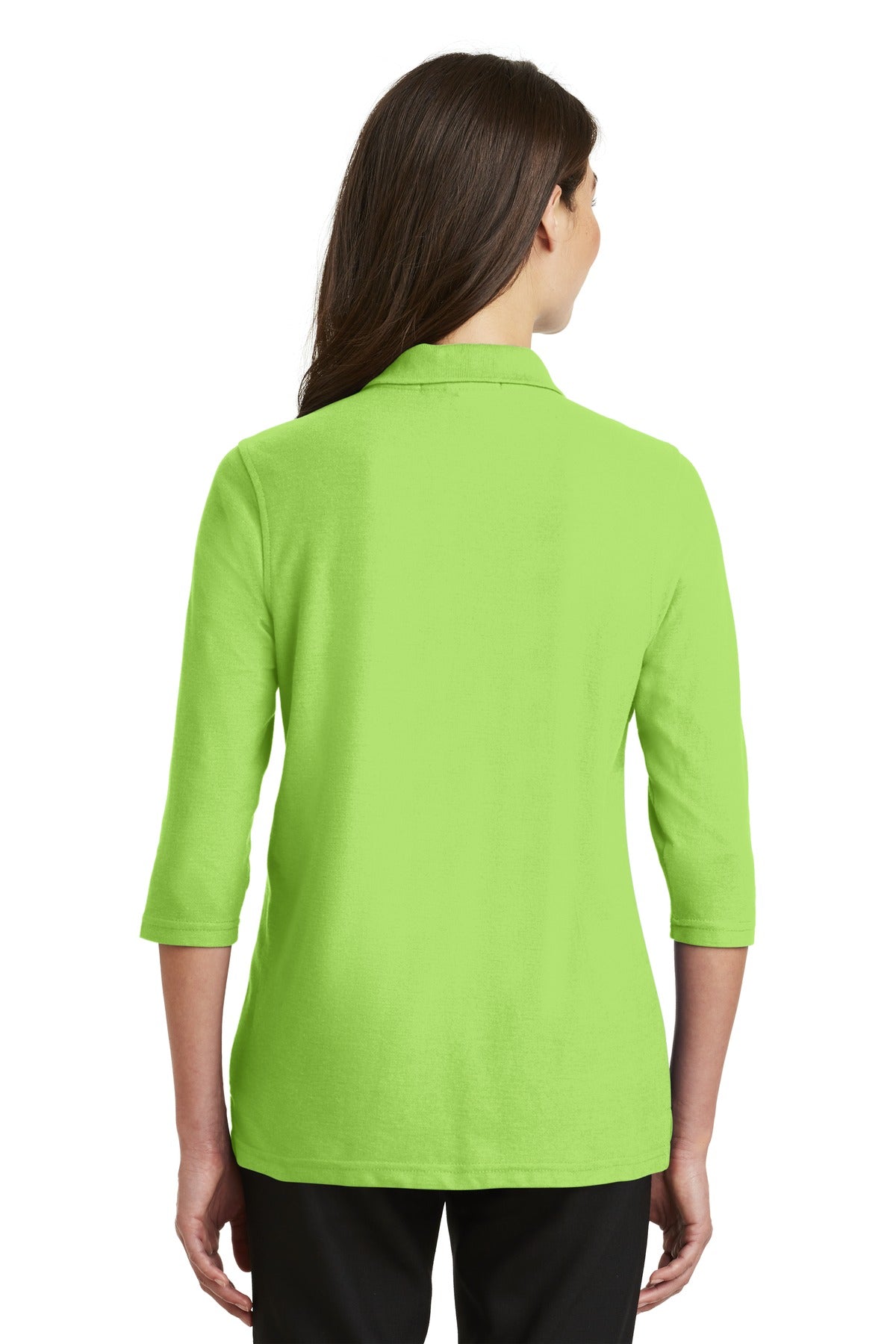 Port Authority® Women's Silk Touch 3/4-Sleeve Polo
