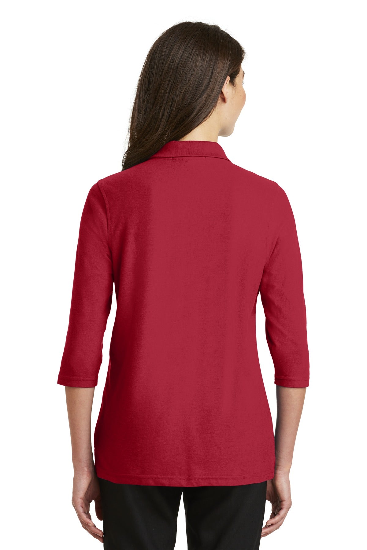 Port Authority® Women's Silk Touch 3/4-Sleeve Polo