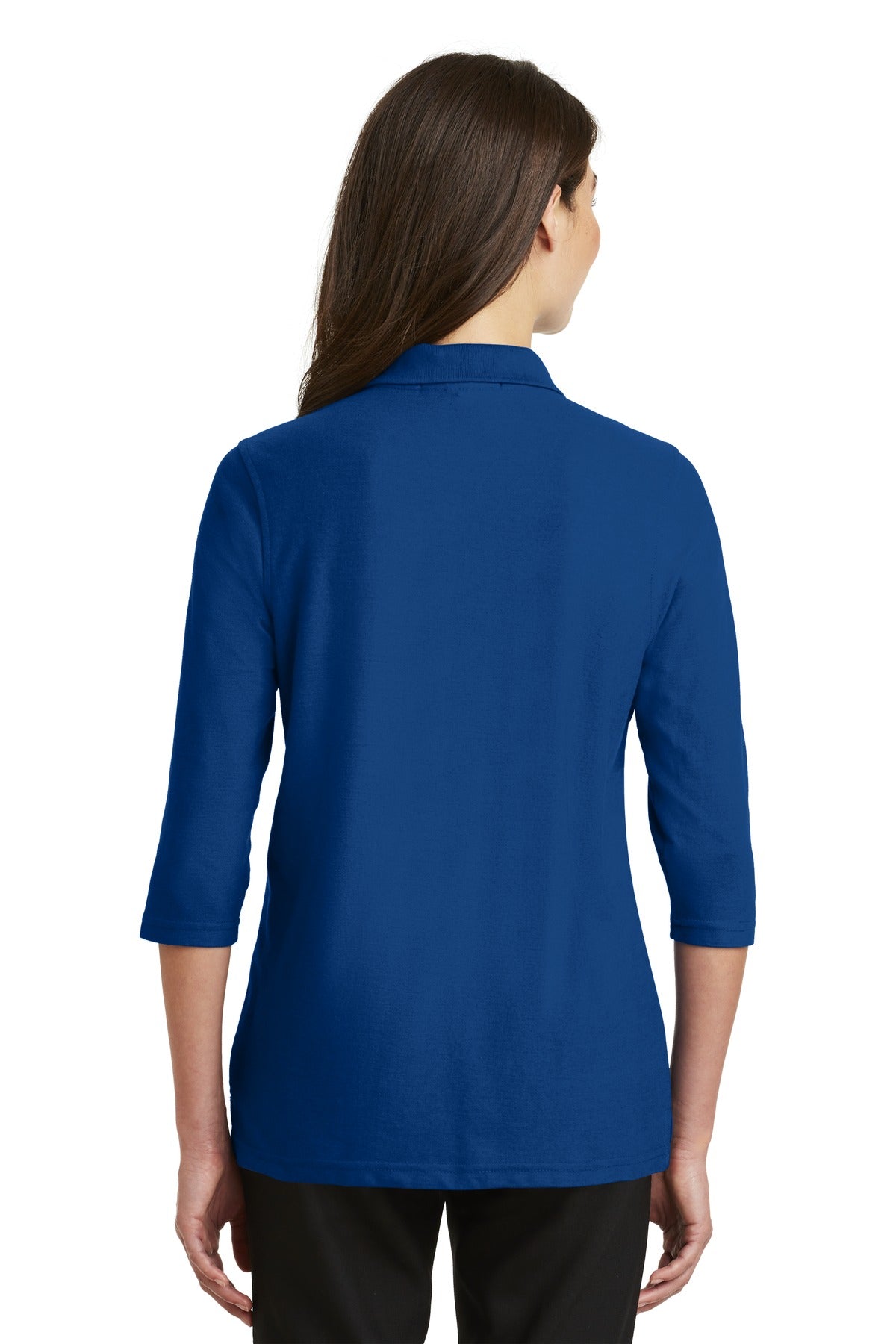 Port Authority® Women's Silk Touch 3/4-Sleeve Polo