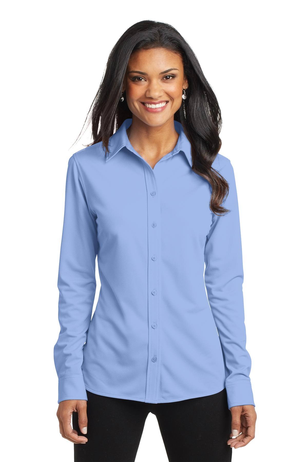 Port Authority® Women's Dimension Knit Dress Shirt