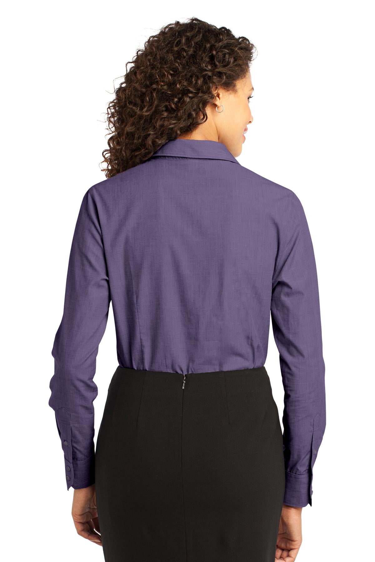 Port Authority® Women's Crosshatch Easy Care Shirt