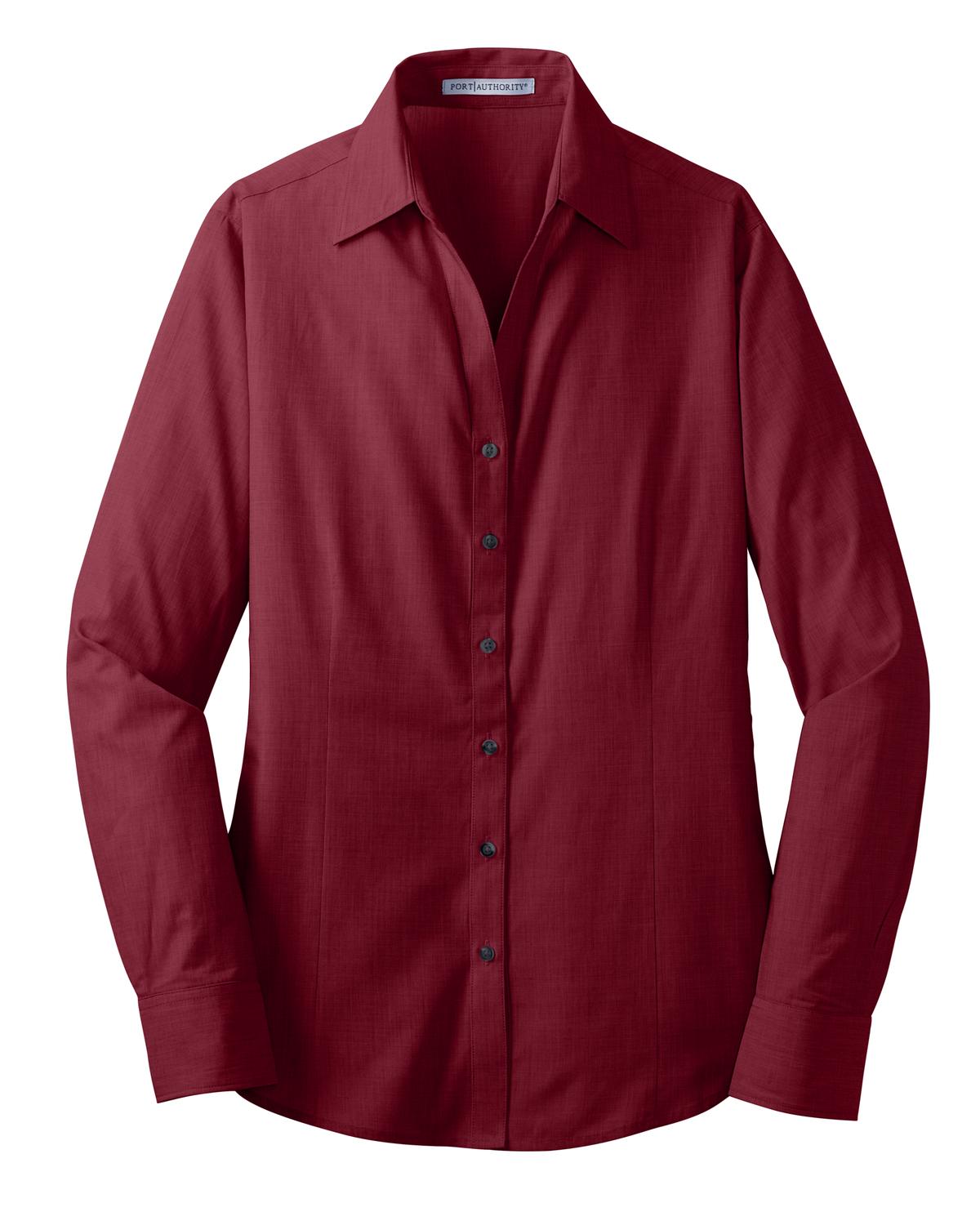Port Authority® Women's Crosshatch Easy Care Shirt