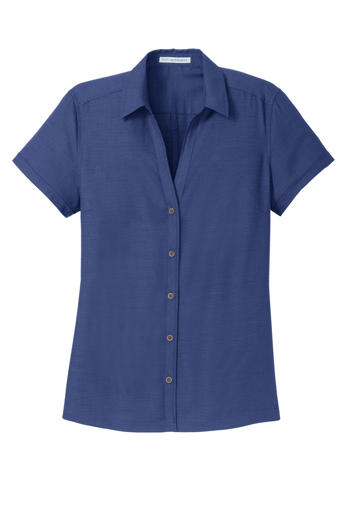 Port Authority® Ladies Textured Camp Shirt