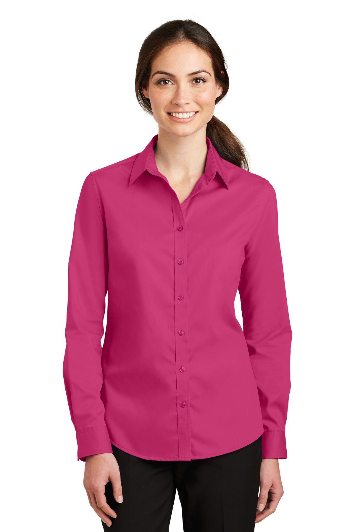 Port Authority® Women's SuperPro Twill Shirt