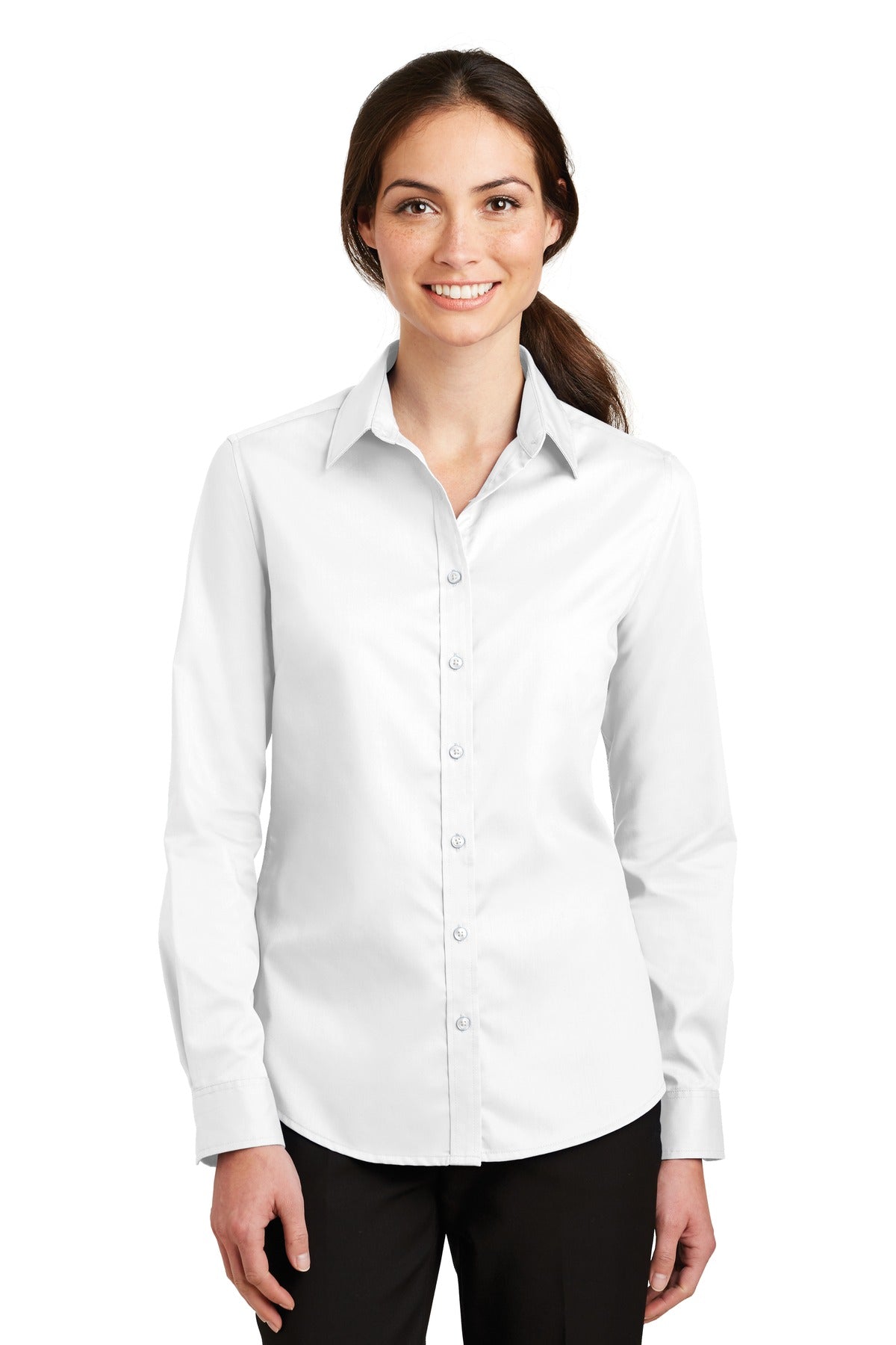 Port Authority® Women's SuperPro Twill Shirt