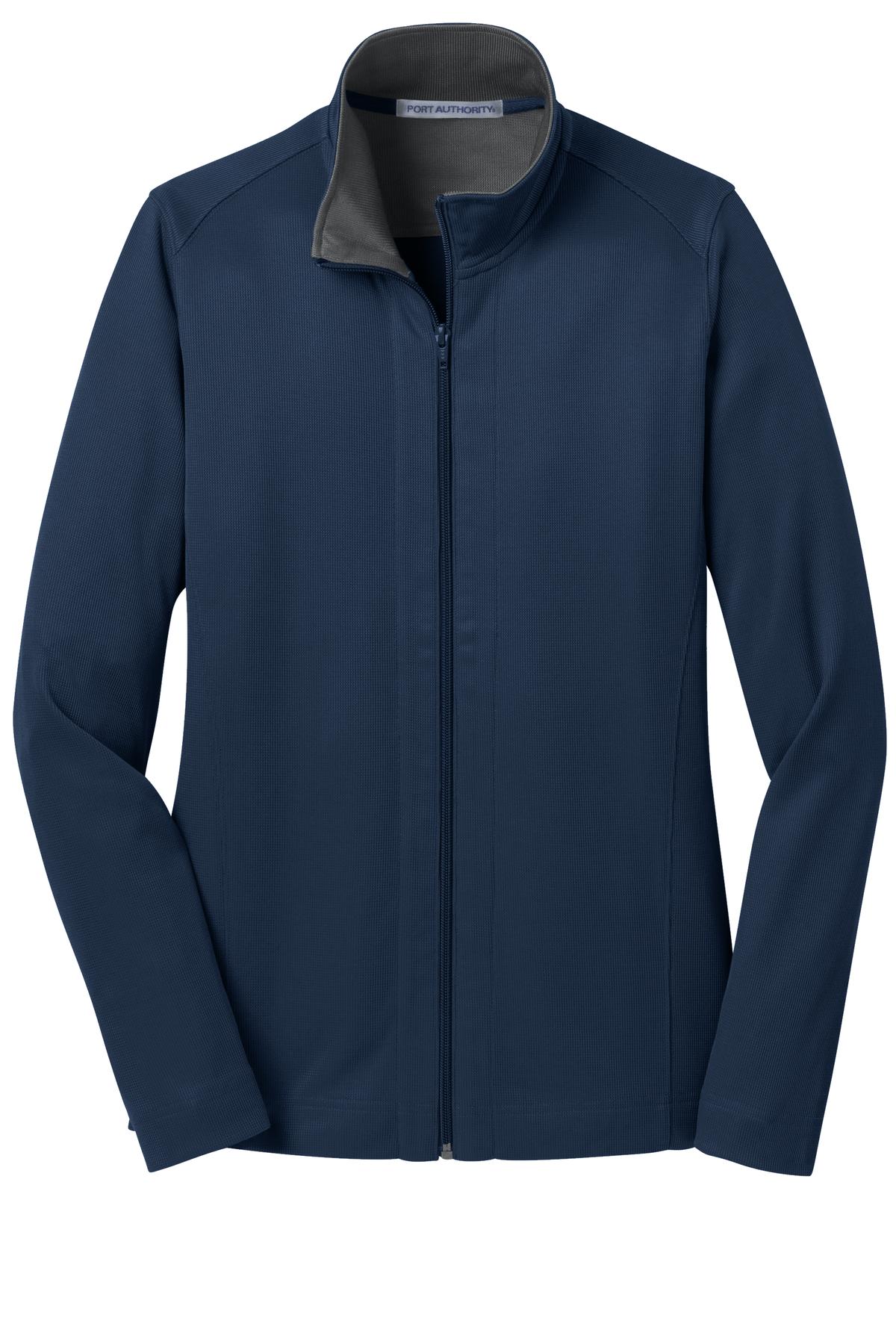 Port Authority® Women's Vertical Texture Full-Zip Jacket