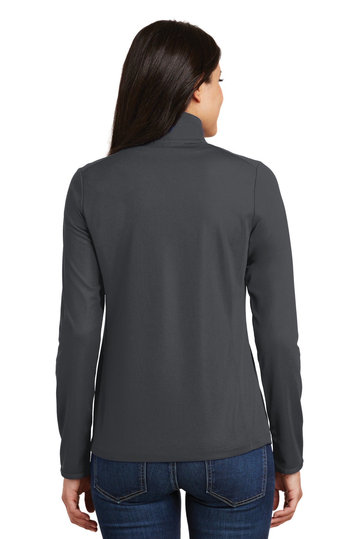 Port Authority® Women's Pinpoint Mesh 1/2-Zip
