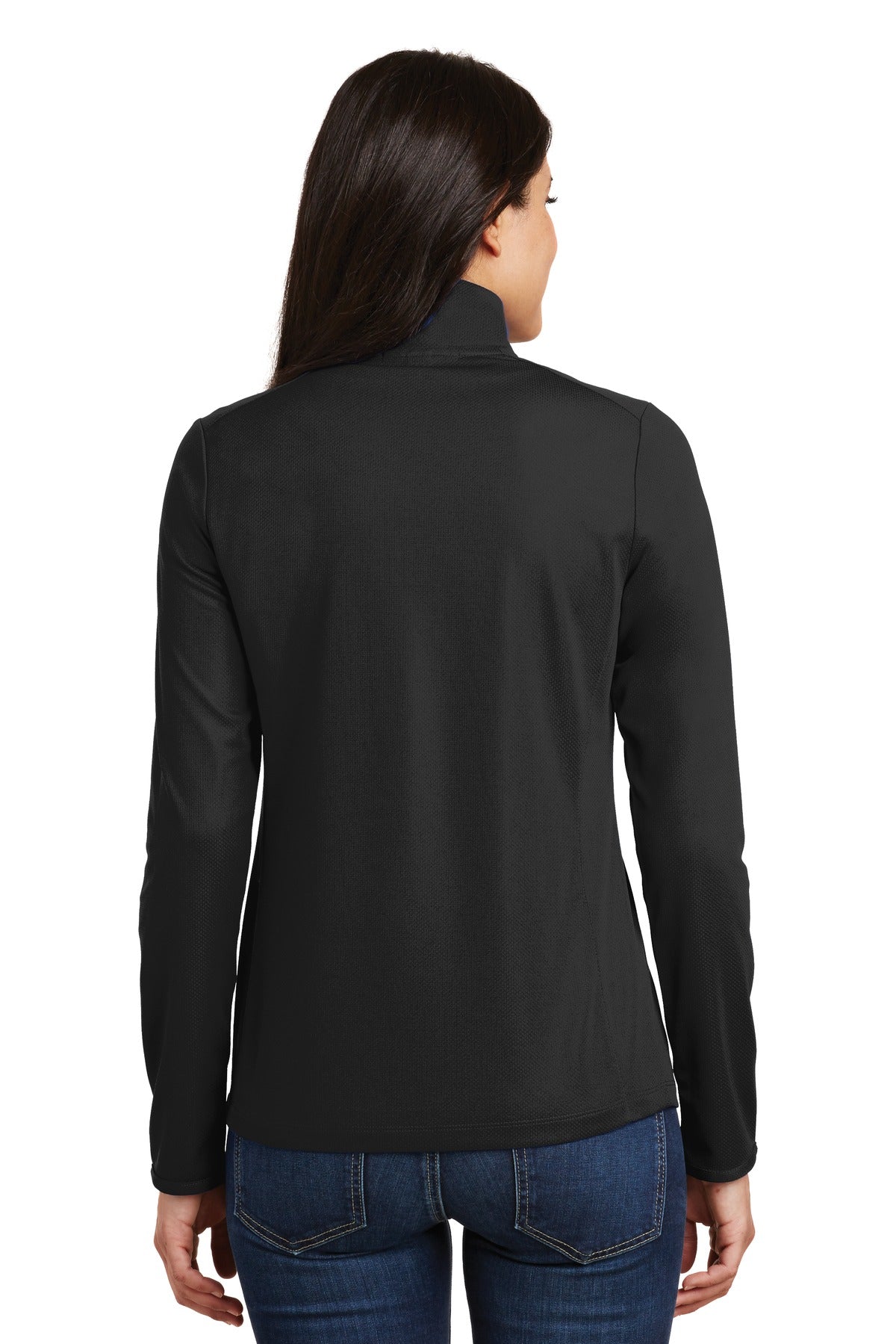 Port Authority® Women's Pinpoint Mesh 1/2-Zip