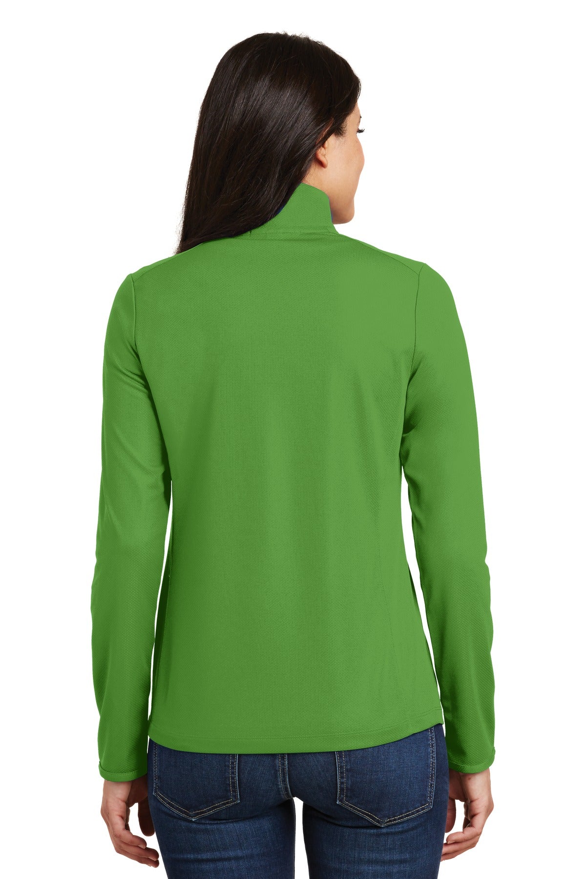 Port Authority® Women's Pinpoint Mesh 1/2-Zip