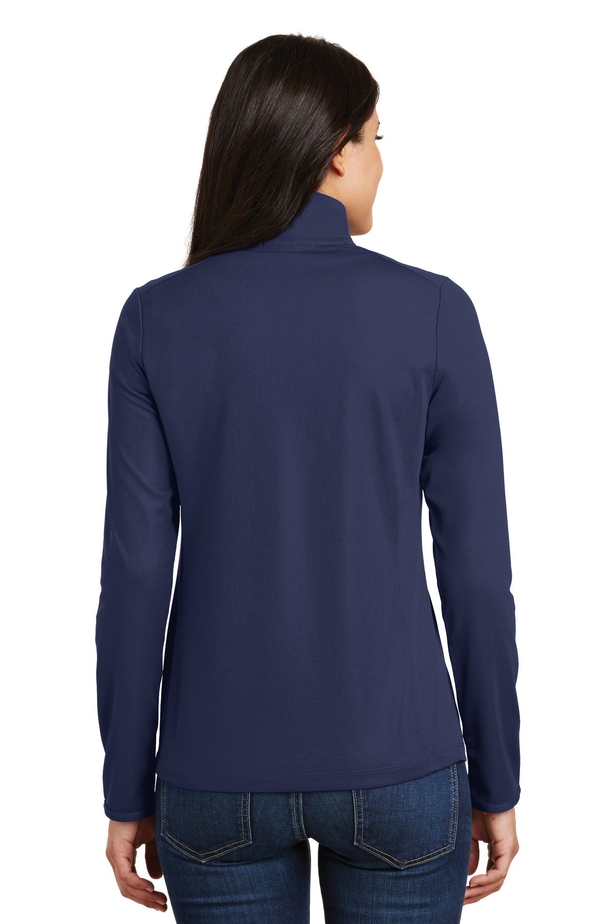 Port Authority® Women's Pinpoint Mesh 1/2-Zip
