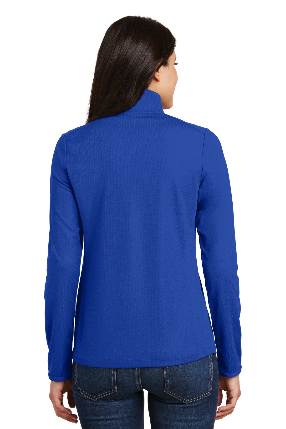 Port Authority® Women's Pinpoint Mesh 1/2-Zip