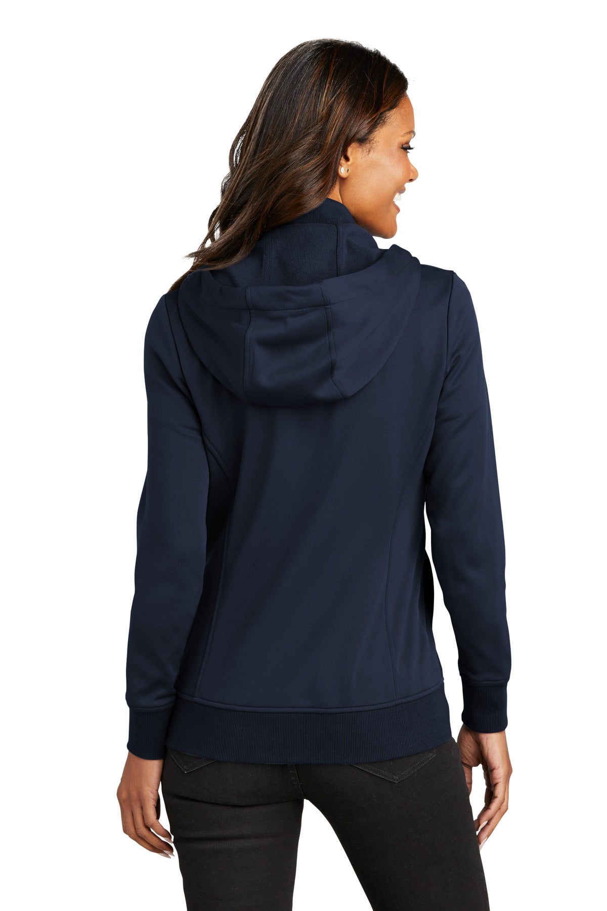 Port Authority® Women's Smooth Fleece Hooded Jacket