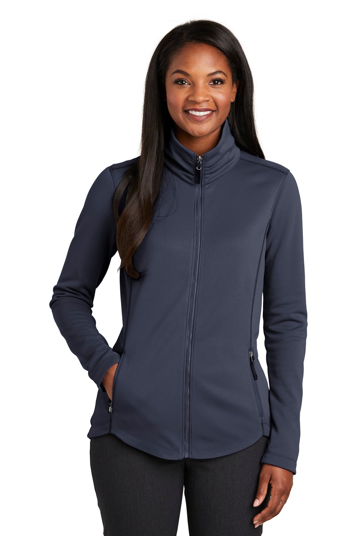 Port Authority® Women's Collective Smooth Fleece Jacket