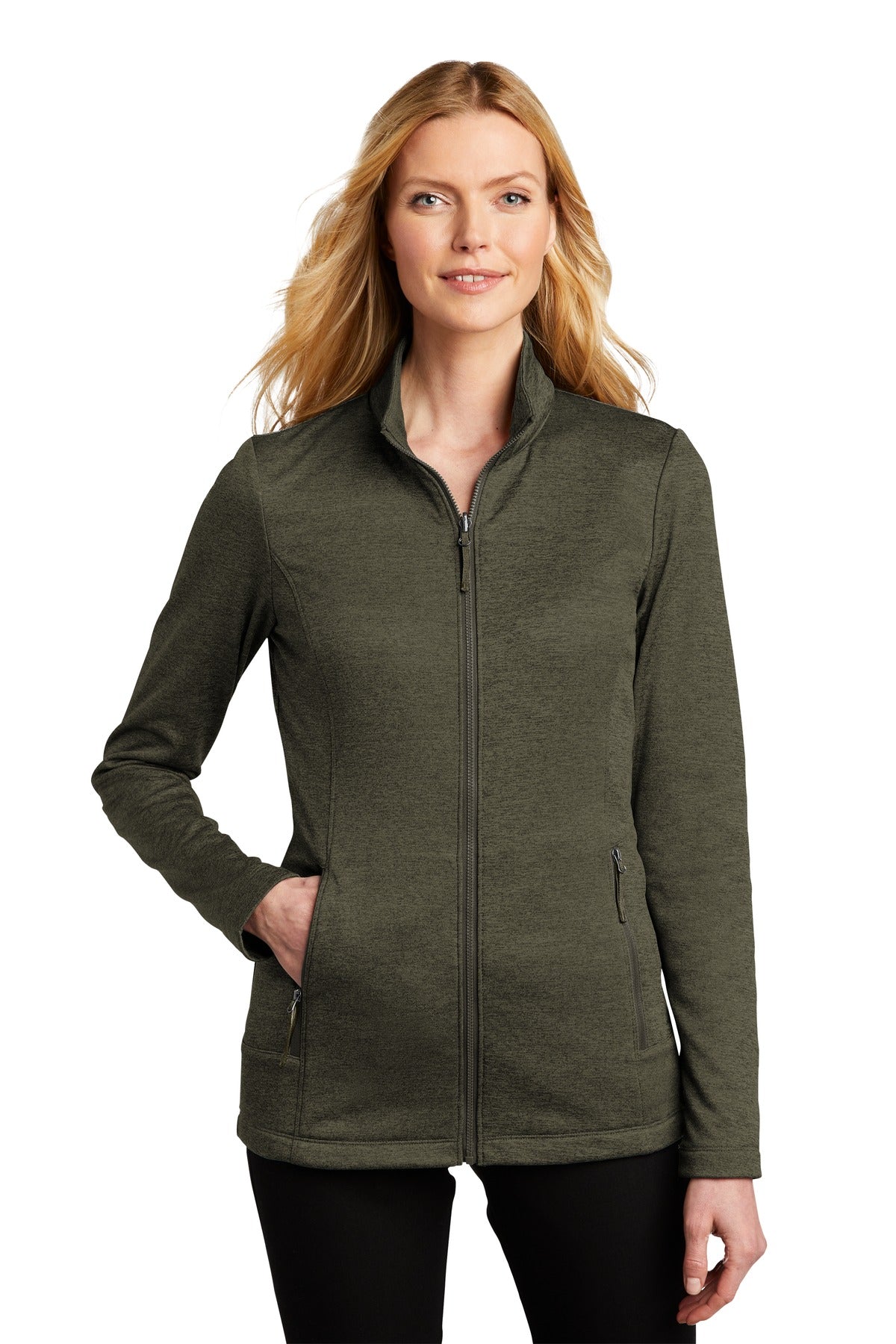 Port Authority® Women's Collective Striated Fleece Jacket