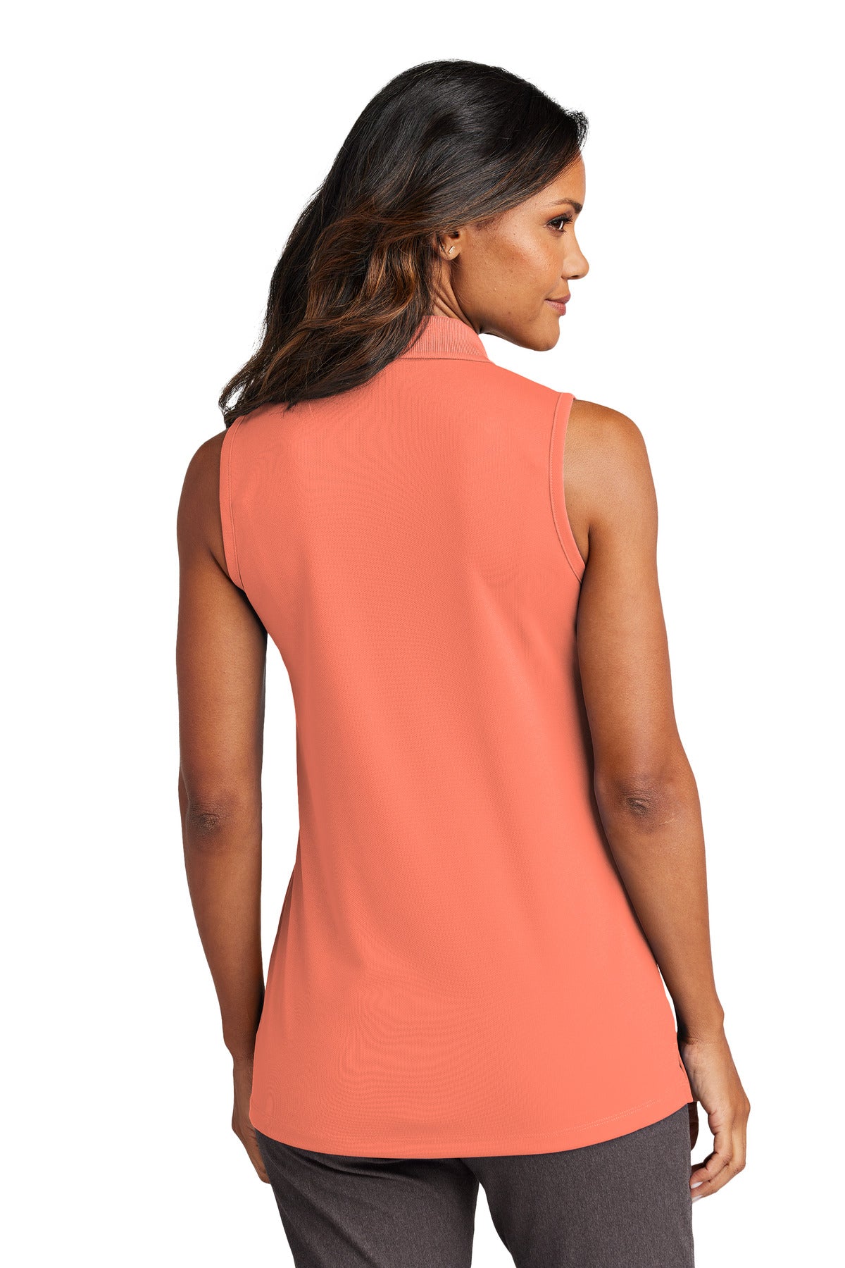 Port Authority® Women's Dry Zone® UV Micro-Mesh Sleeveless Polo