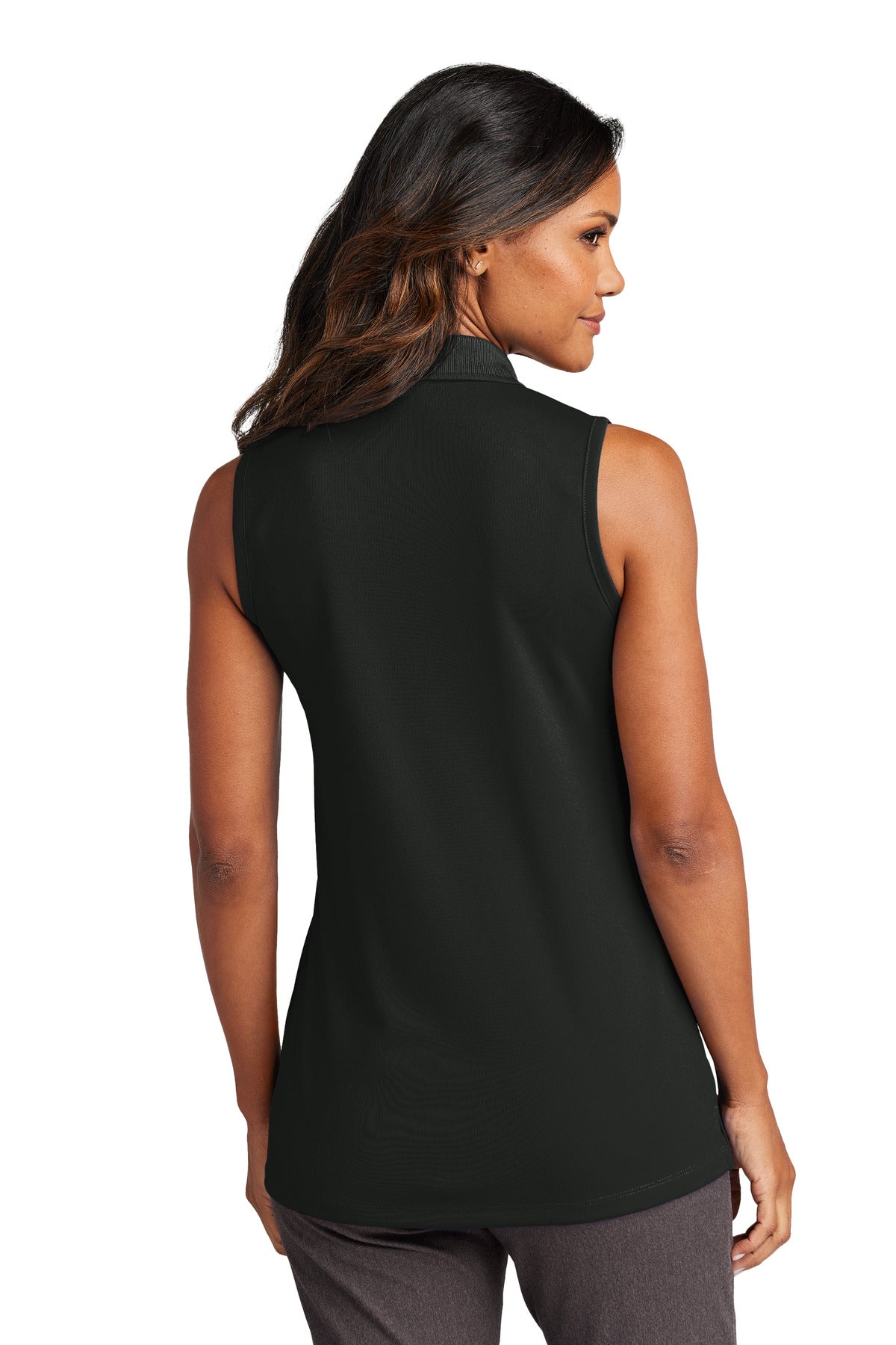 Port Authority® Women's Dry Zone® UV Micro-Mesh Sleeveless Polo