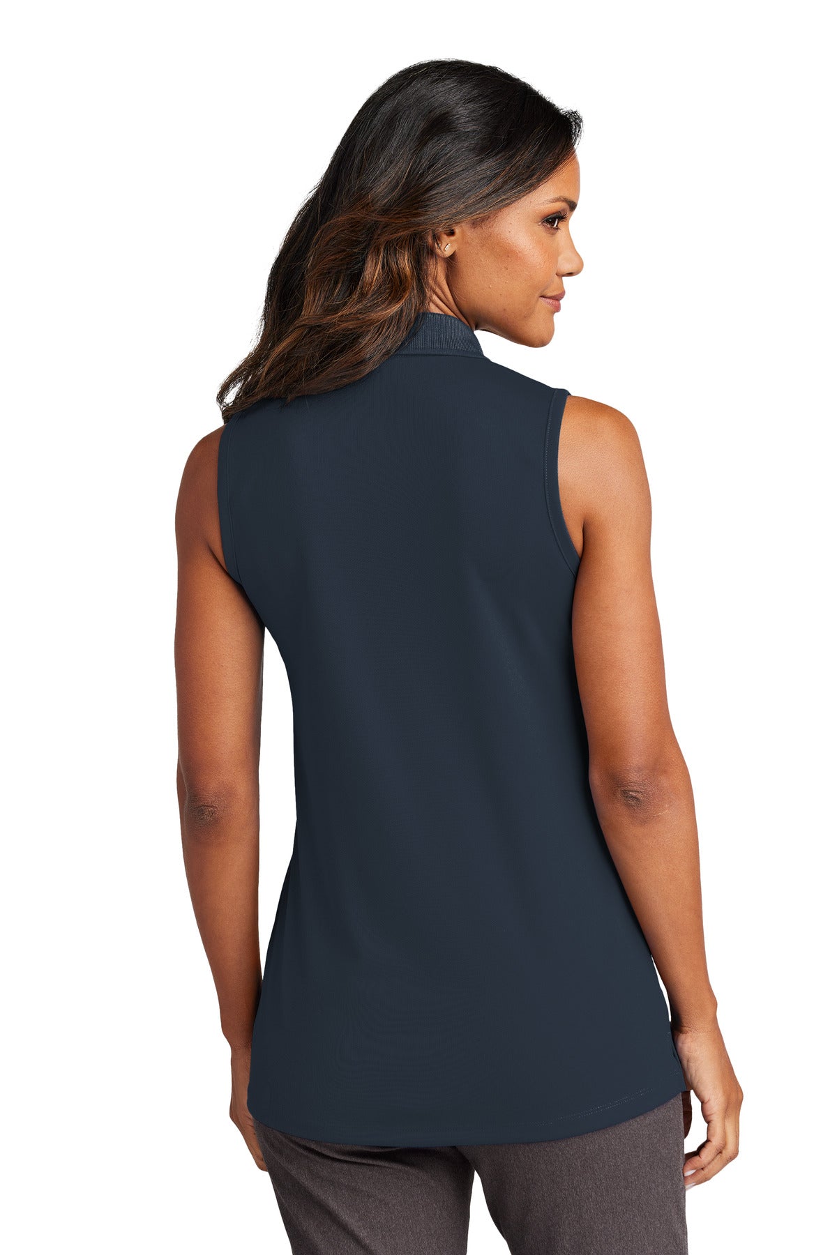 Port Authority® Women's Dry Zone® UV Micro-Mesh Sleeveless Polo
