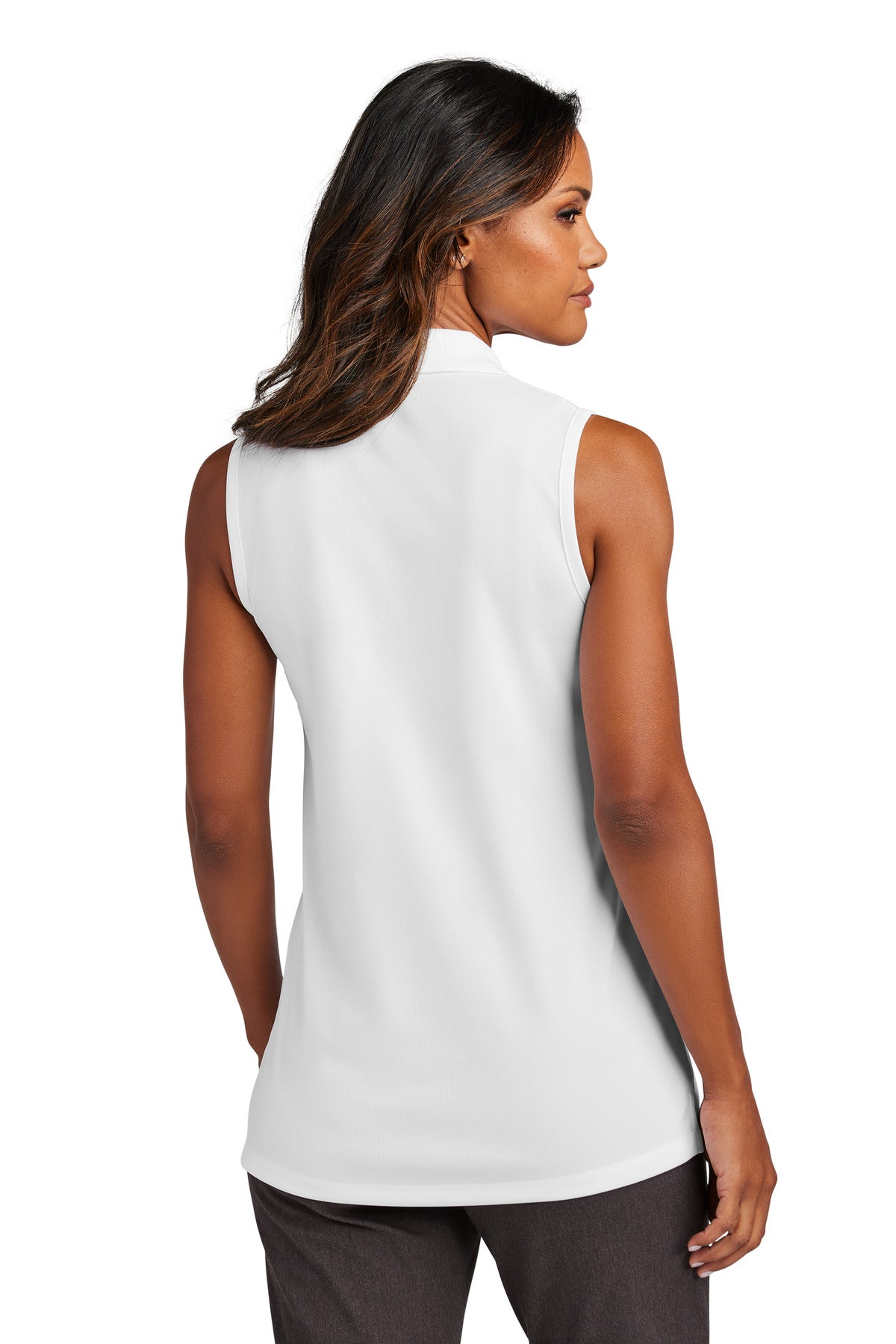 Port Authority® Women's Dry Zone® UV Micro-Mesh Sleeveless Polo
