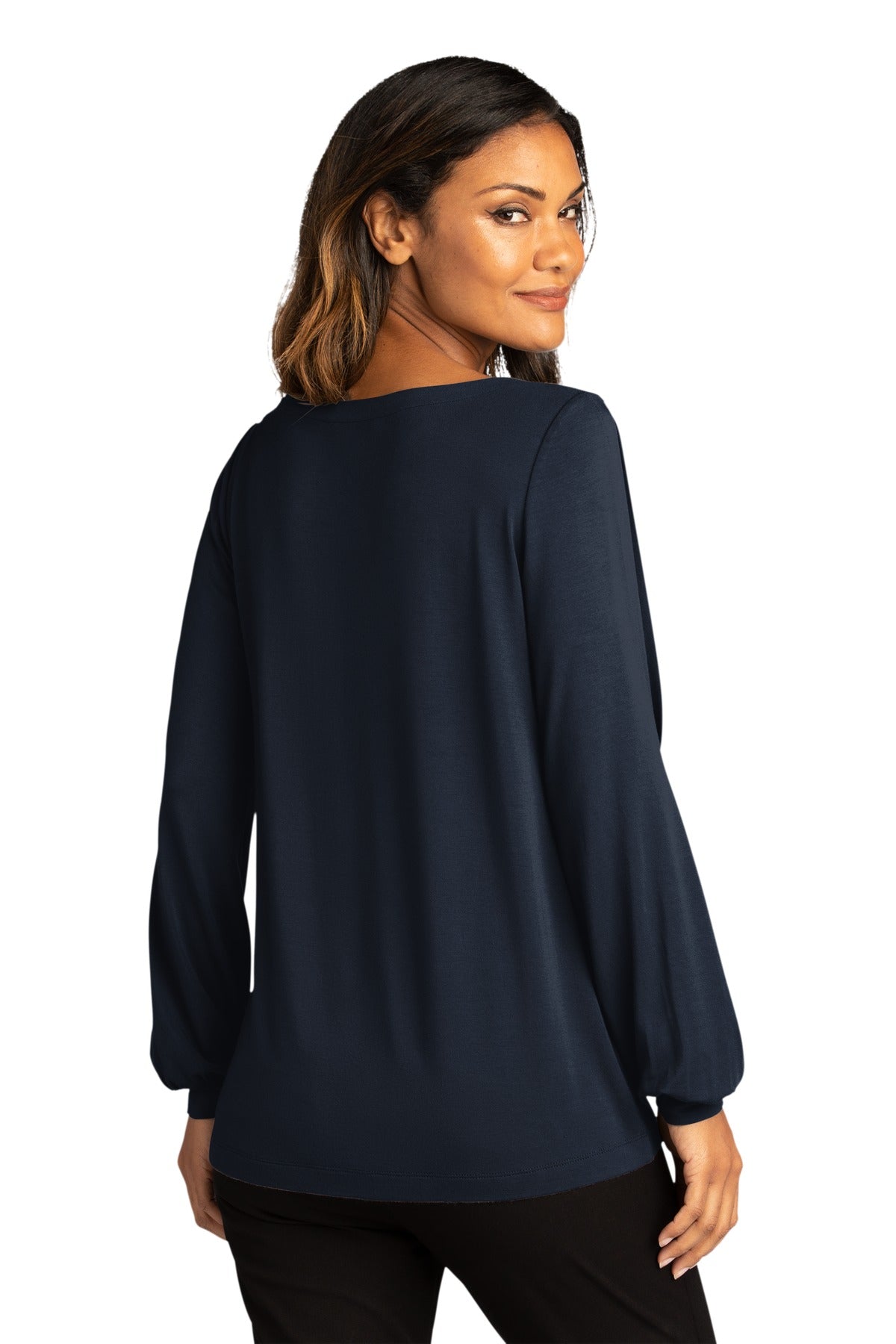 Port Authority® Women's Luxe Knit Jewel Neck Top