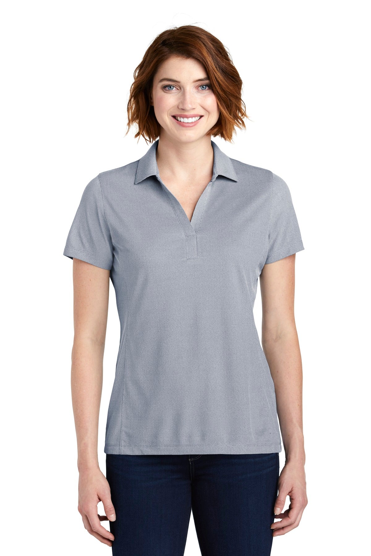 Port Authority® Women's Poly Oxford Pique Polo