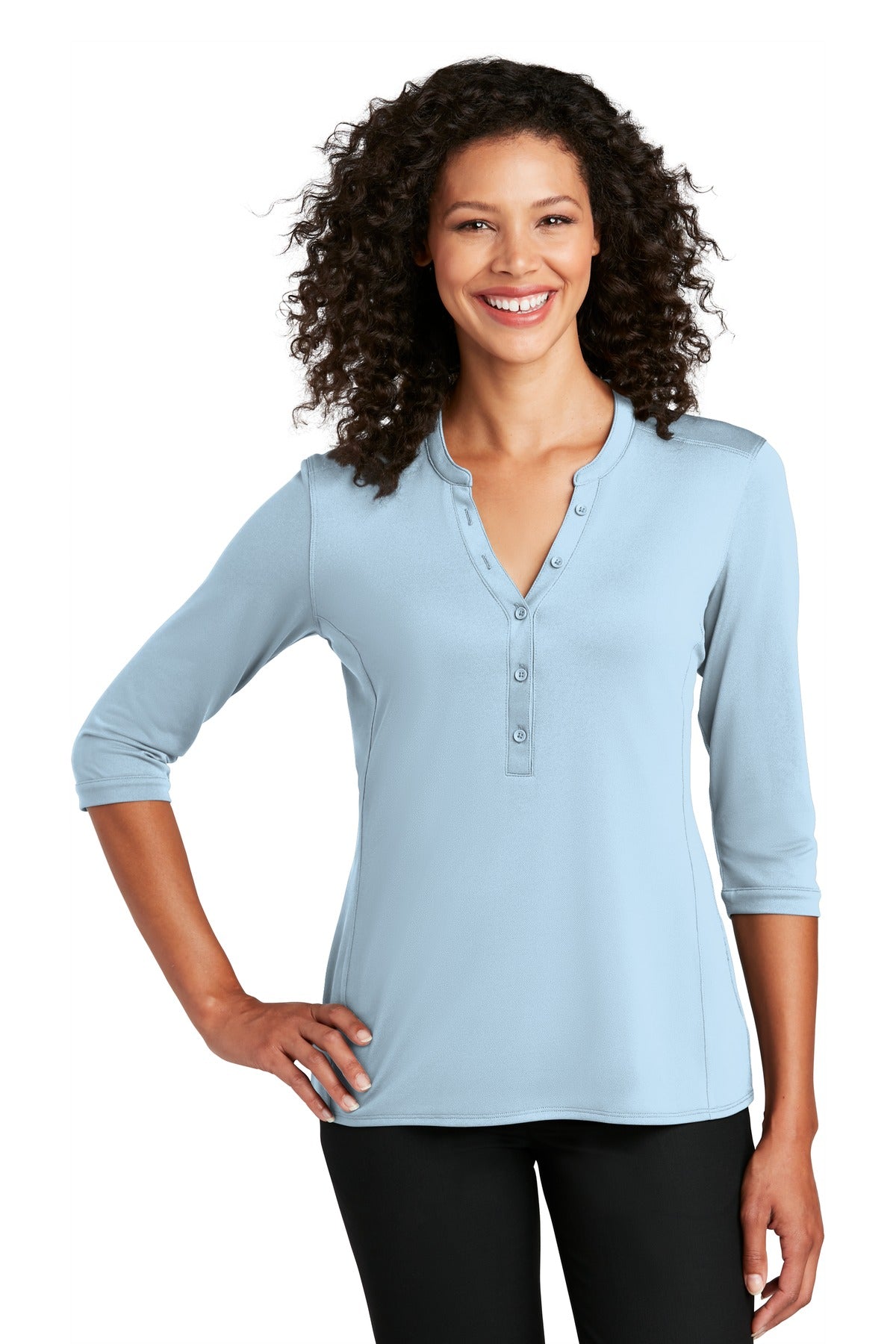 Port Authority® Women's UV Choice Pique Henley