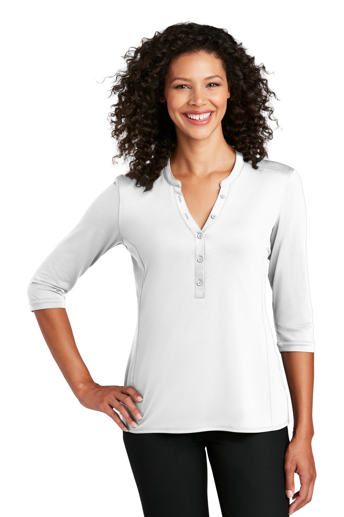 Port Authority® Women's UV Choice Pique Henley