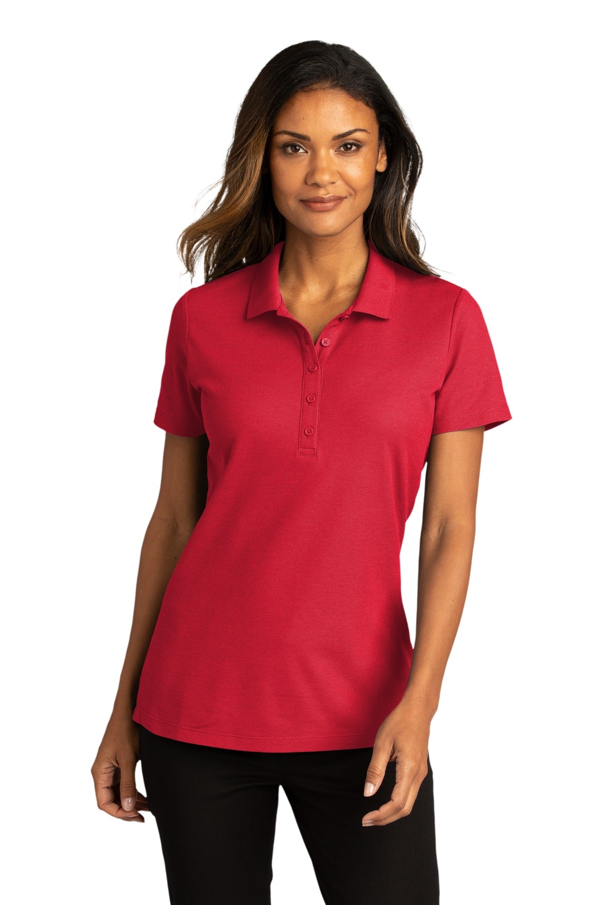 Port Authority® Women's SuperPro React Polo (CORE COLORS)