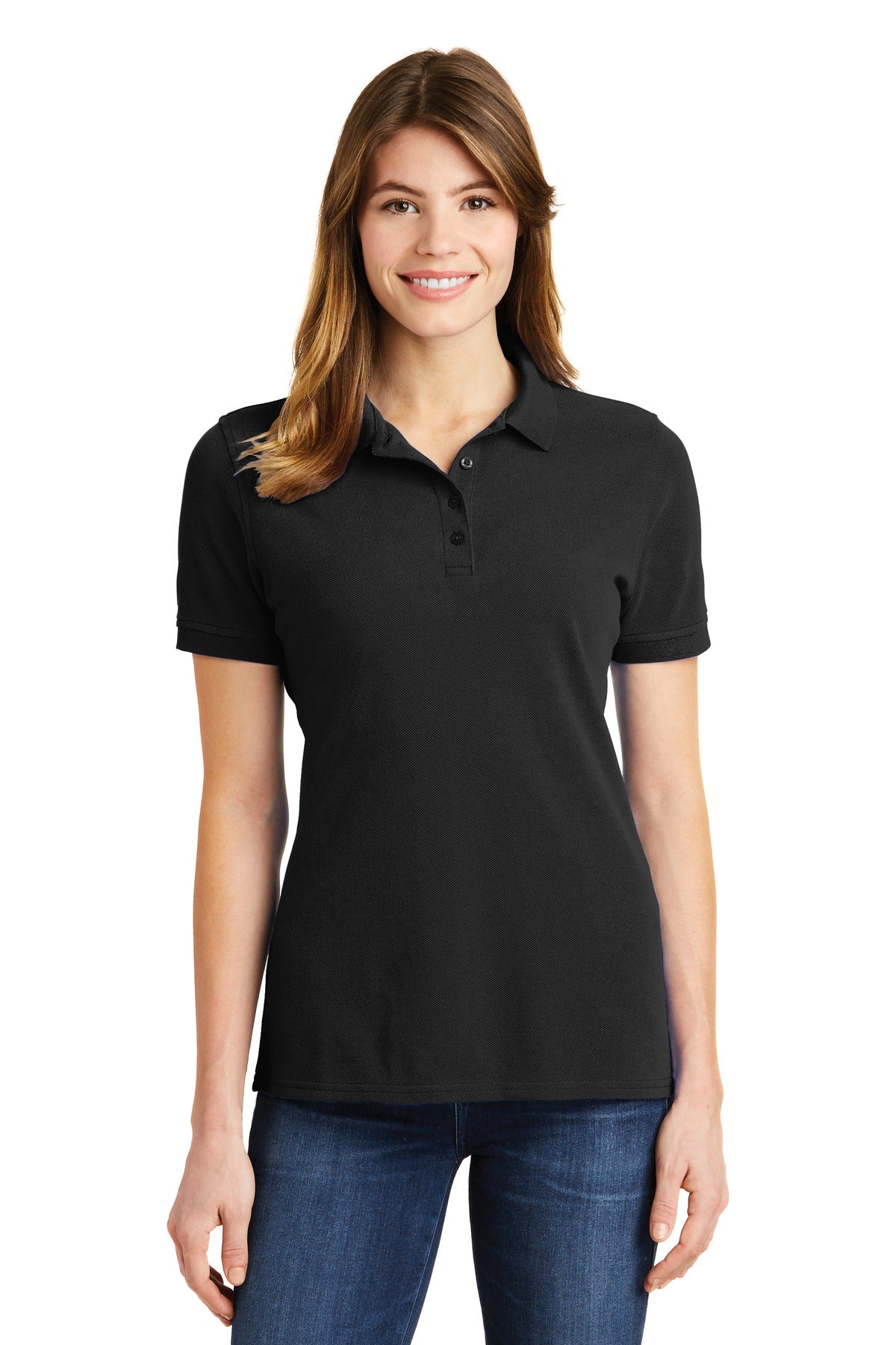 Port & Company® Ladies Combed Ring Spun Pique Polo