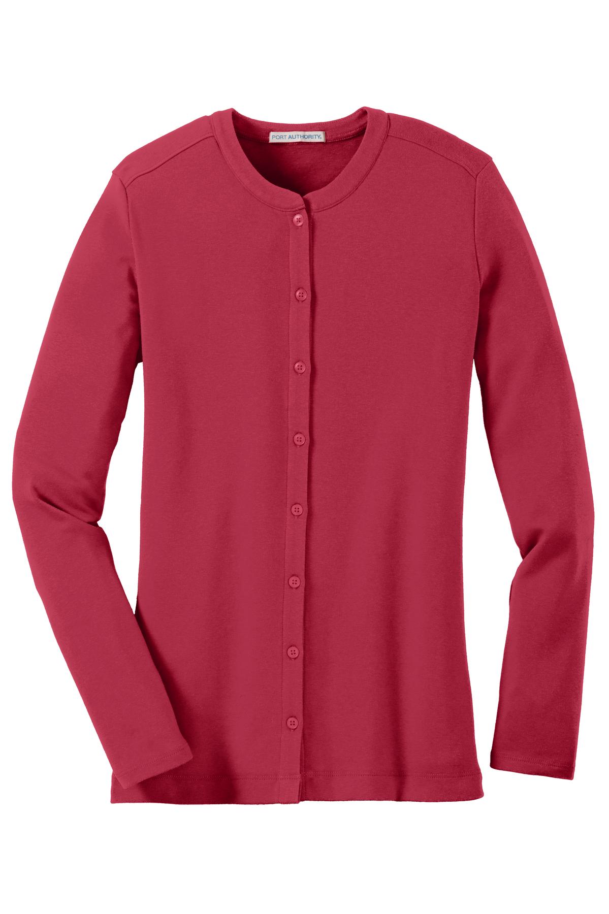 Port Authority® Women's Concept Stretch Button-Front Cardigan