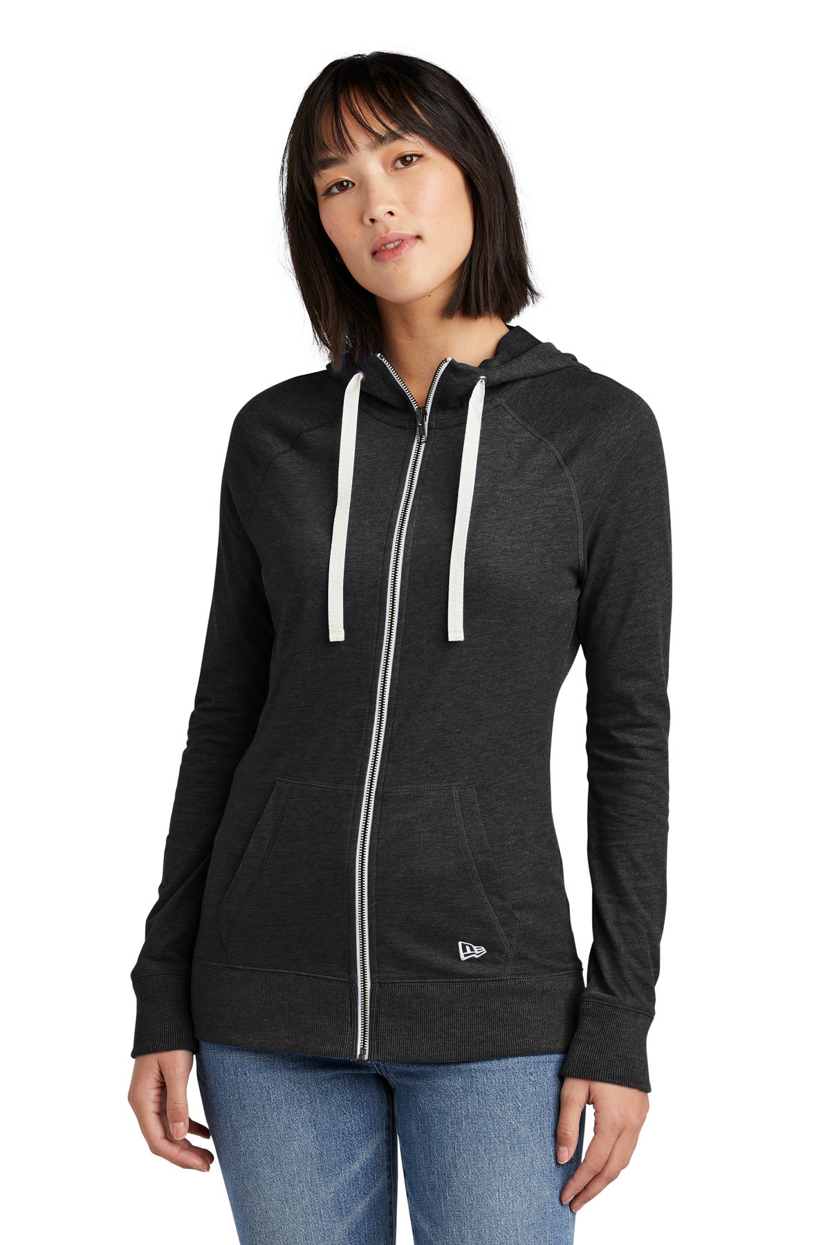New Era® Women's Sueded Cotton Blend Full-Zip Hoodie