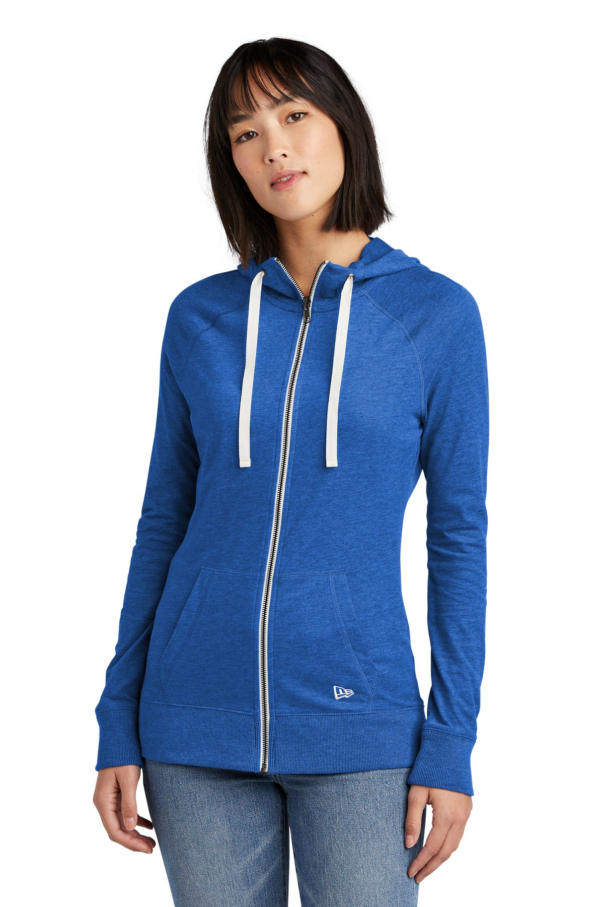 New Era® Women's Sueded Cotton Blend Full-Zip Hoodie