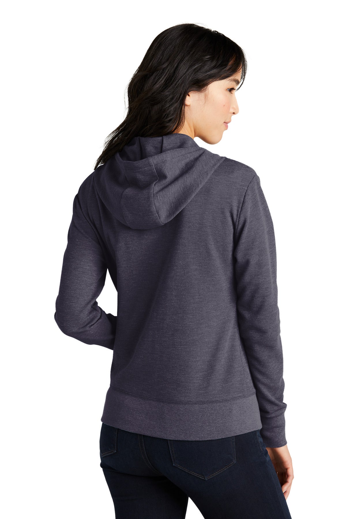 LEDGERWAY New Era® Women's Thermal Full-Zip Hoodie