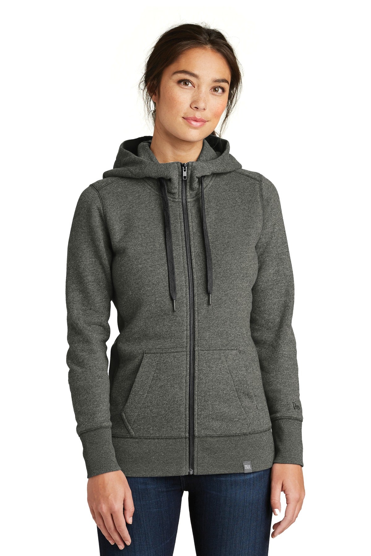 New Era® Women's French Terry Full-Zip Hoodie