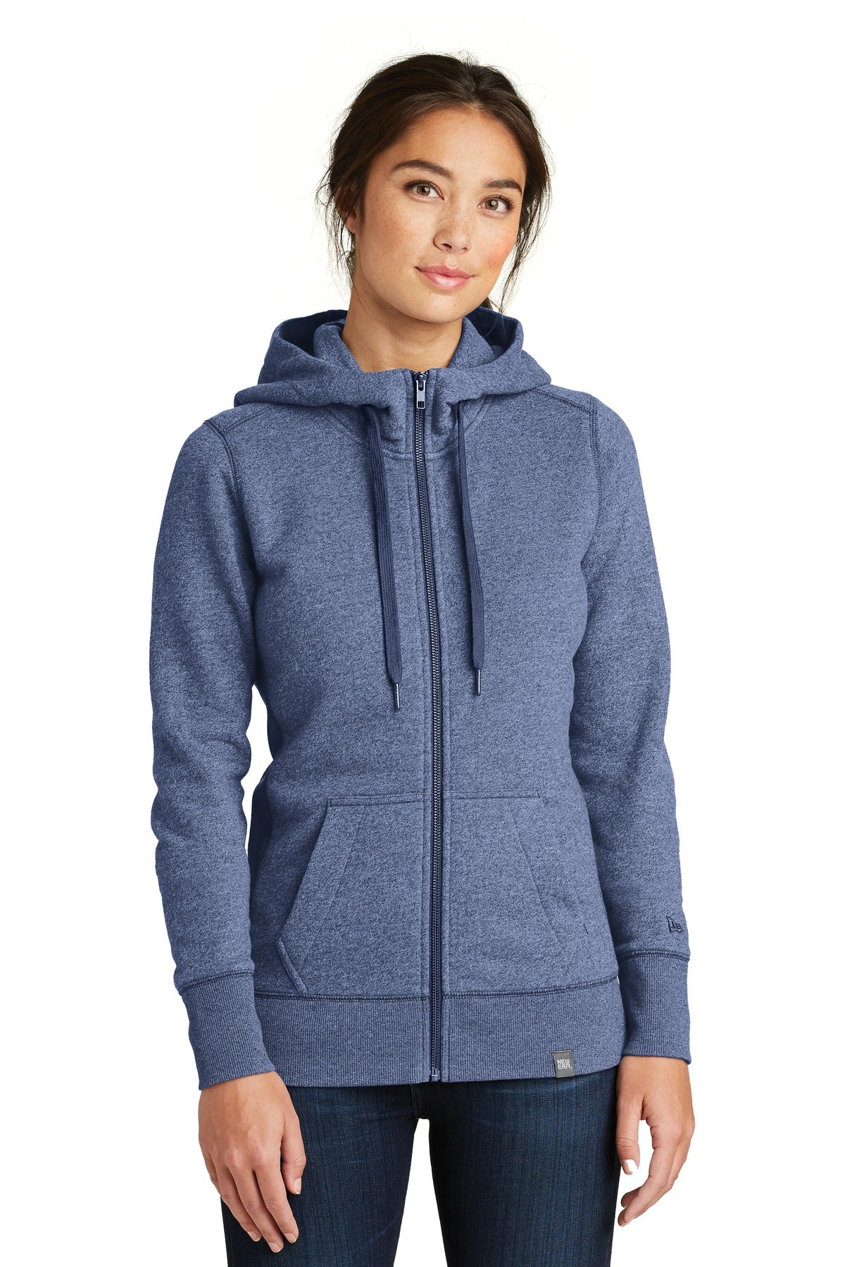 New Era® Women's French Terry Full-Zip Hoodie