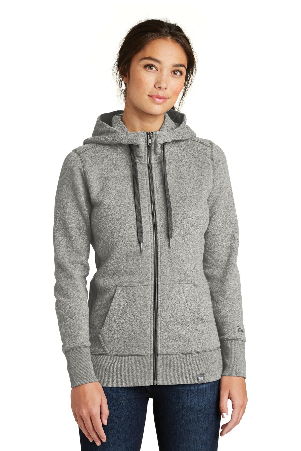 New Era® Women's French Terry Full-Zip Hoodie