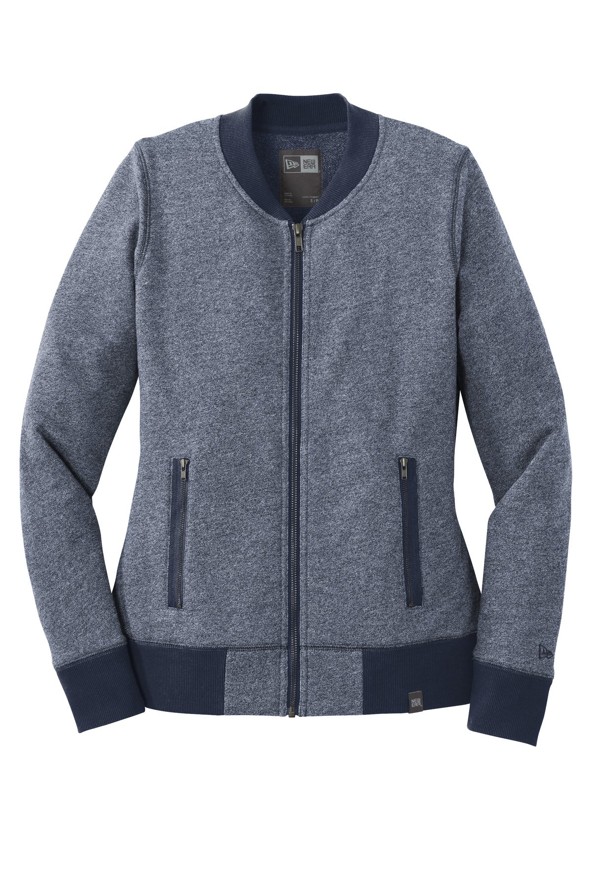 New Era® Women's French Terry Baseball Full-Zip