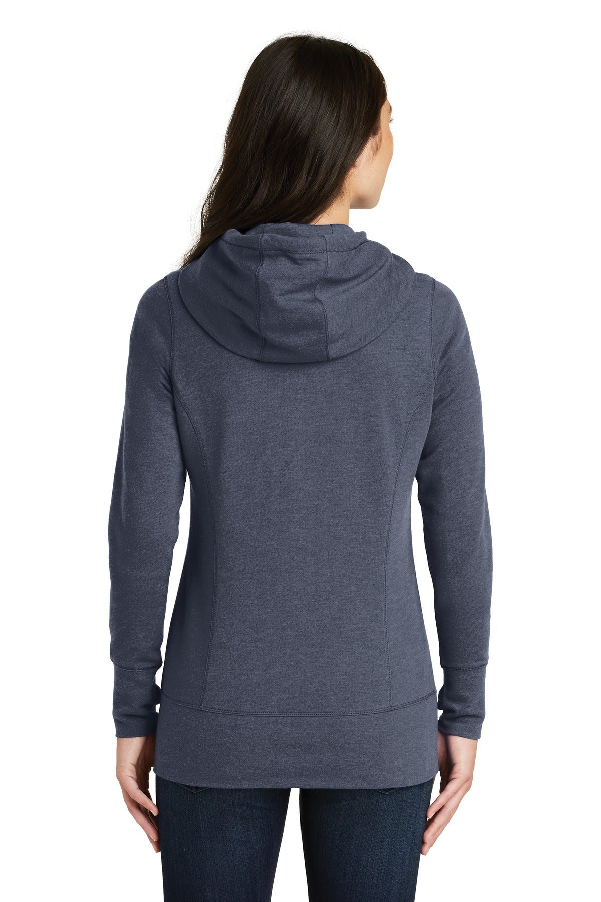 New Era® Women's Tri-Blend Fleece Full-Zip Hoodie