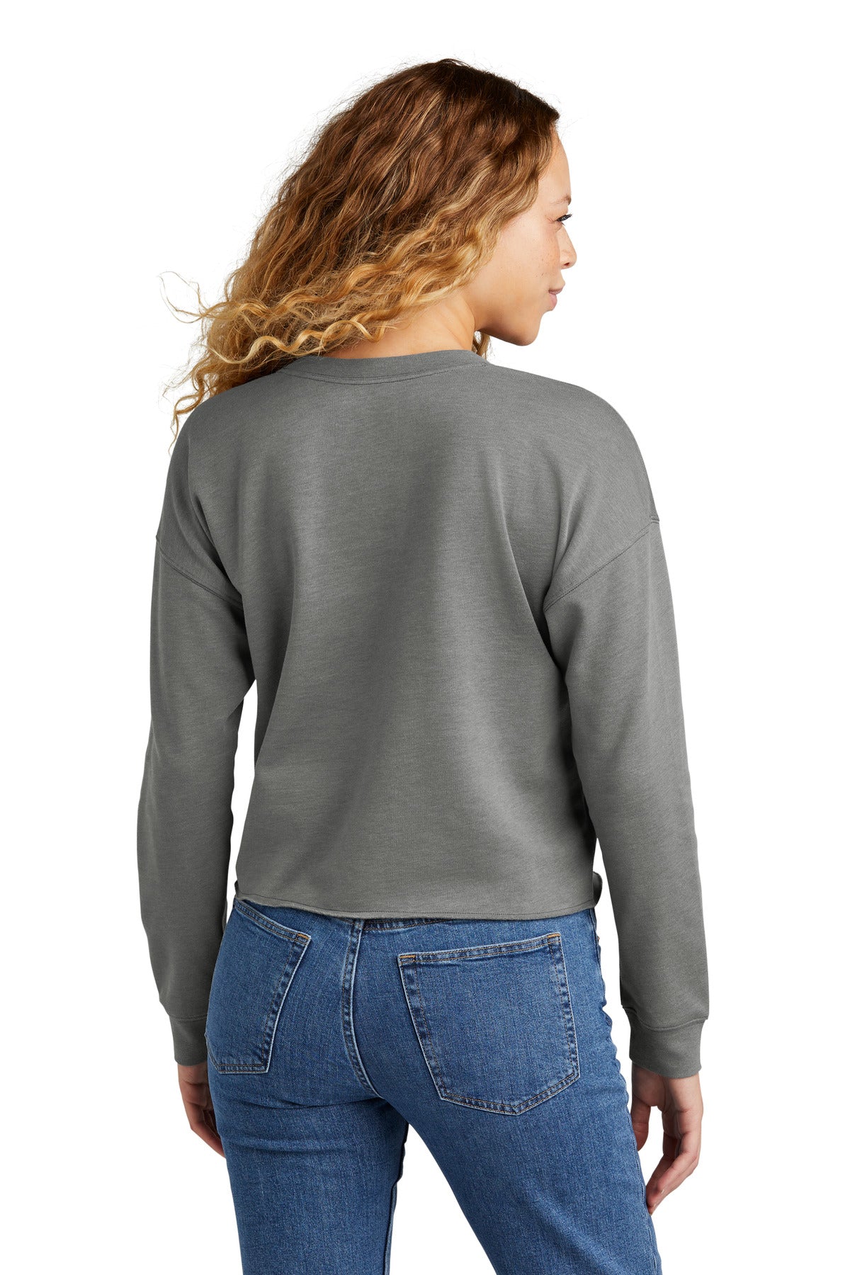 New Era® Women's Tri-Blend Fleece Crop Crew