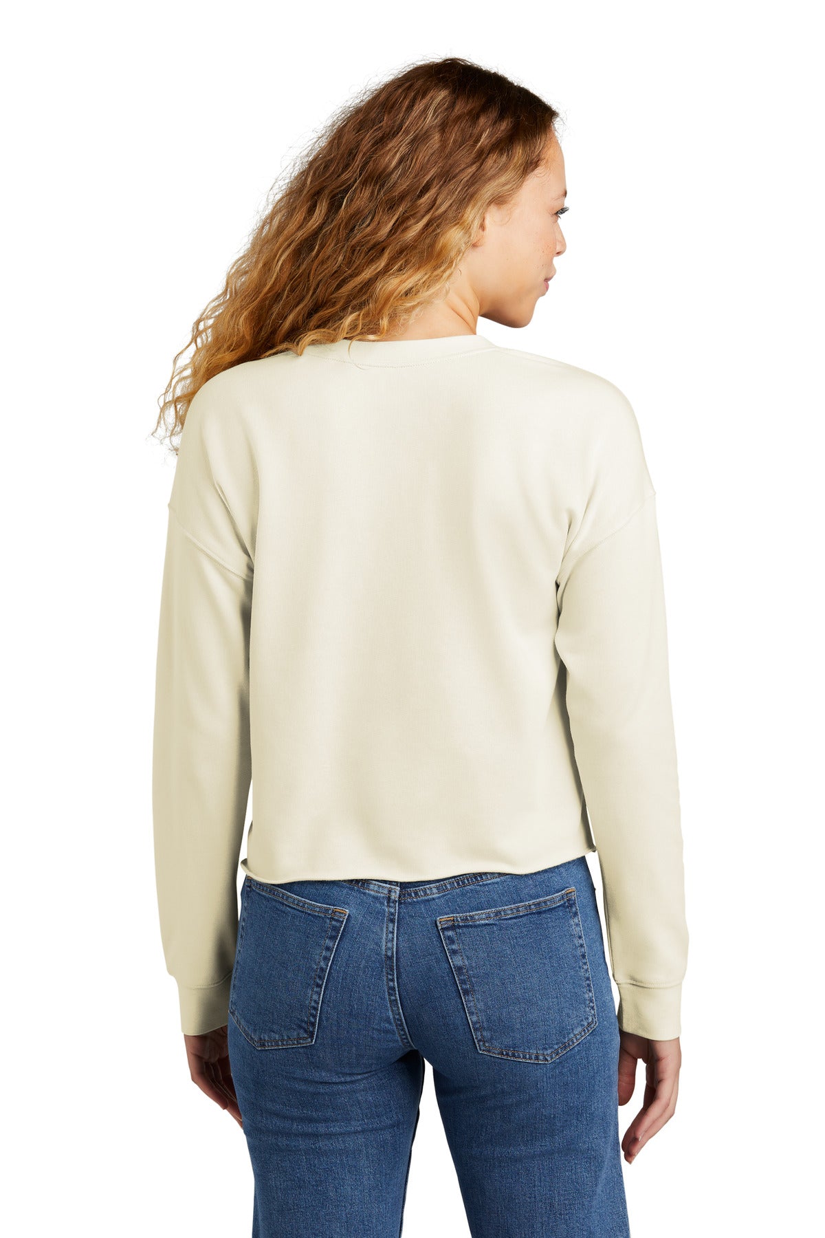New Era® Women's Tri-Blend Fleece Crop Crew