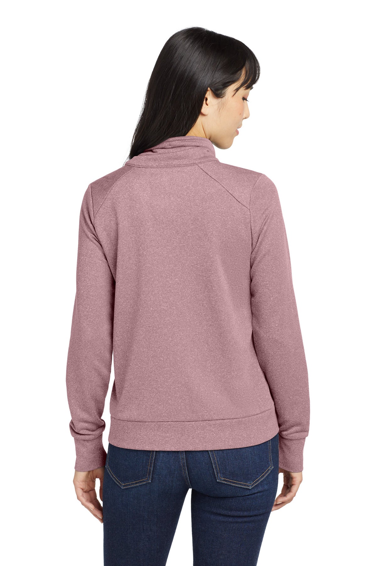 New Era® Women's Performance Terry Full-Zip Cowl