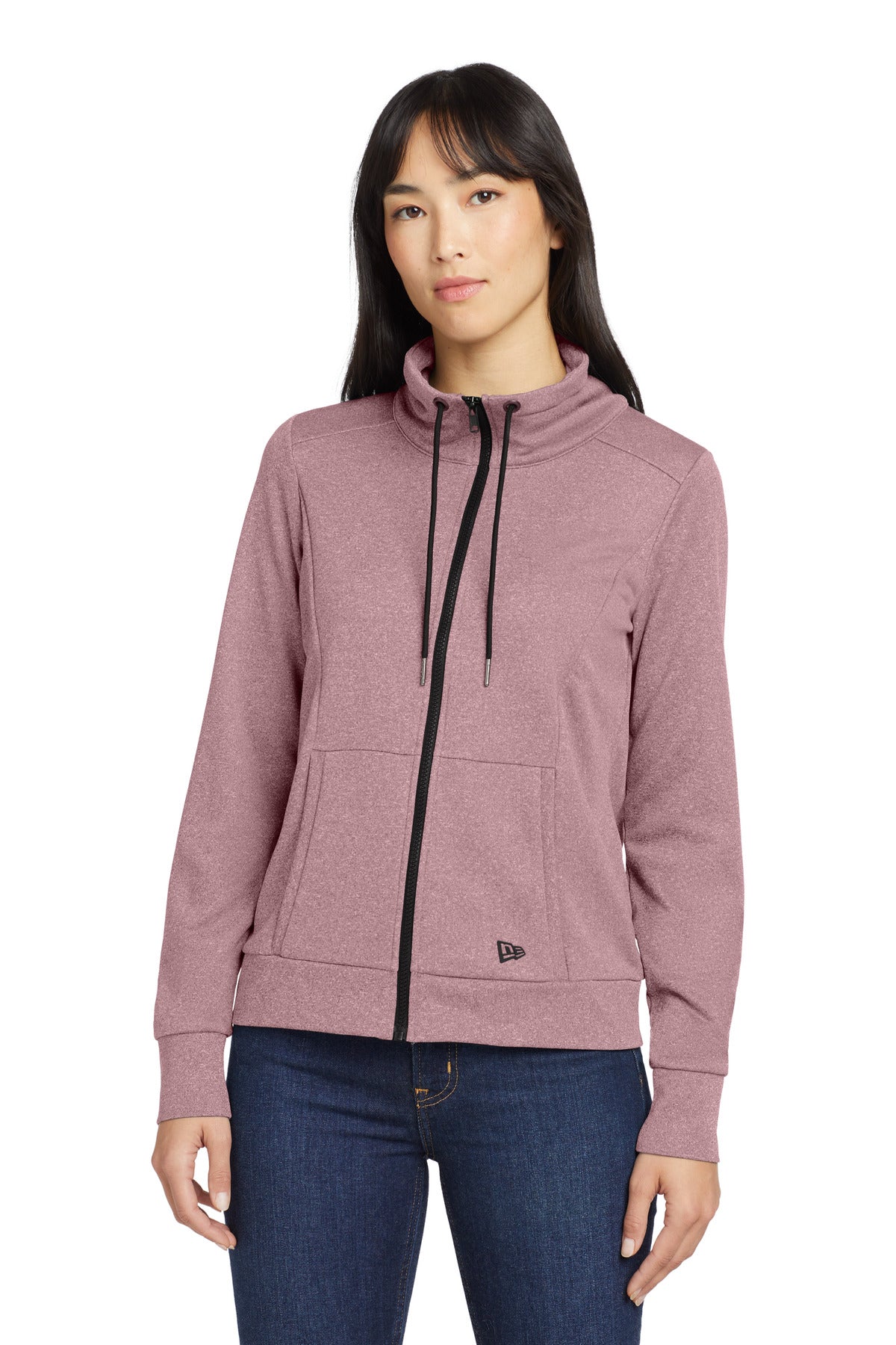 New Era® Women's Performance Terry Full-Zip Cowl