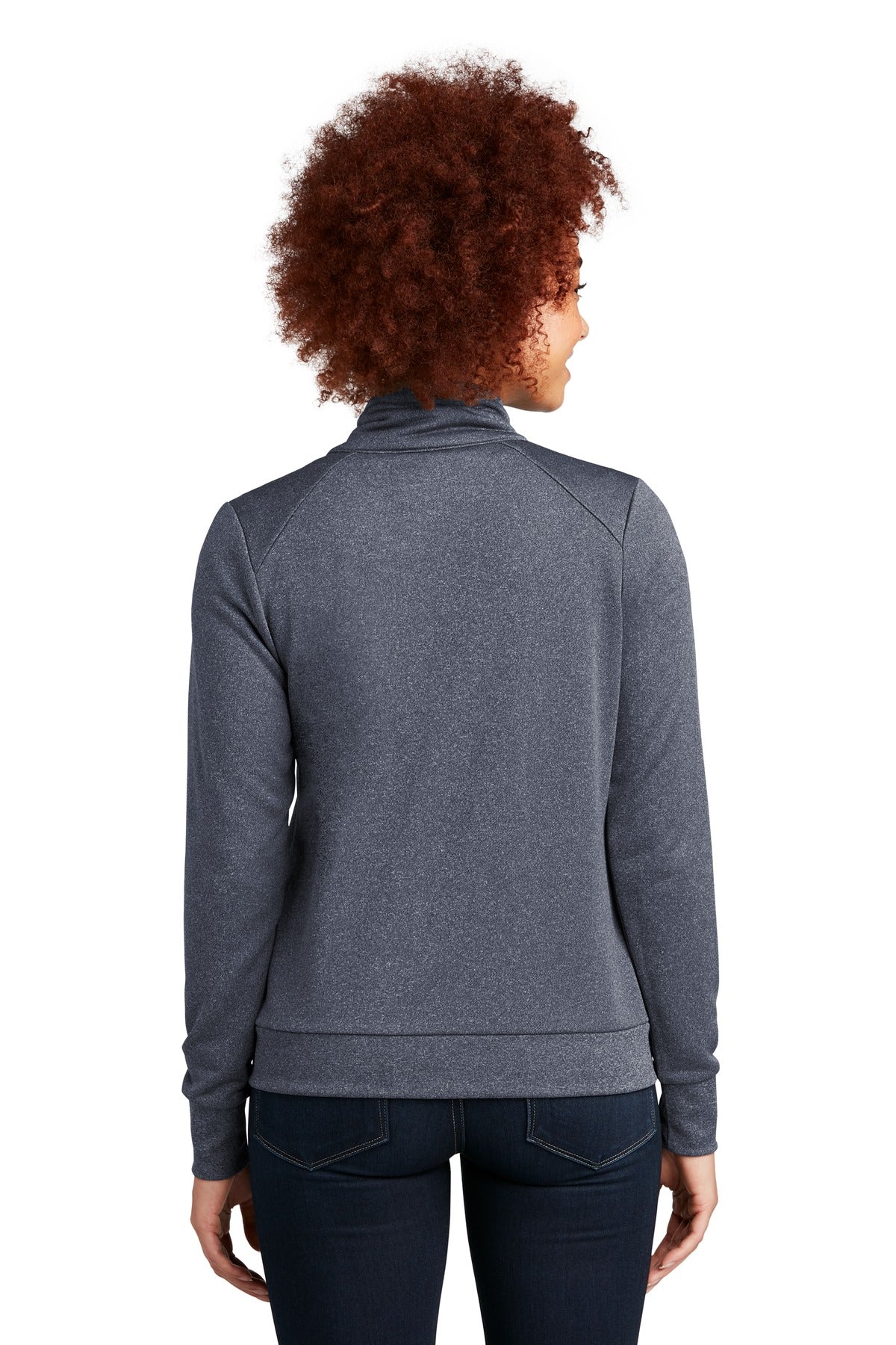 New Era® Women's Performance Terry Full-Zip Cowl