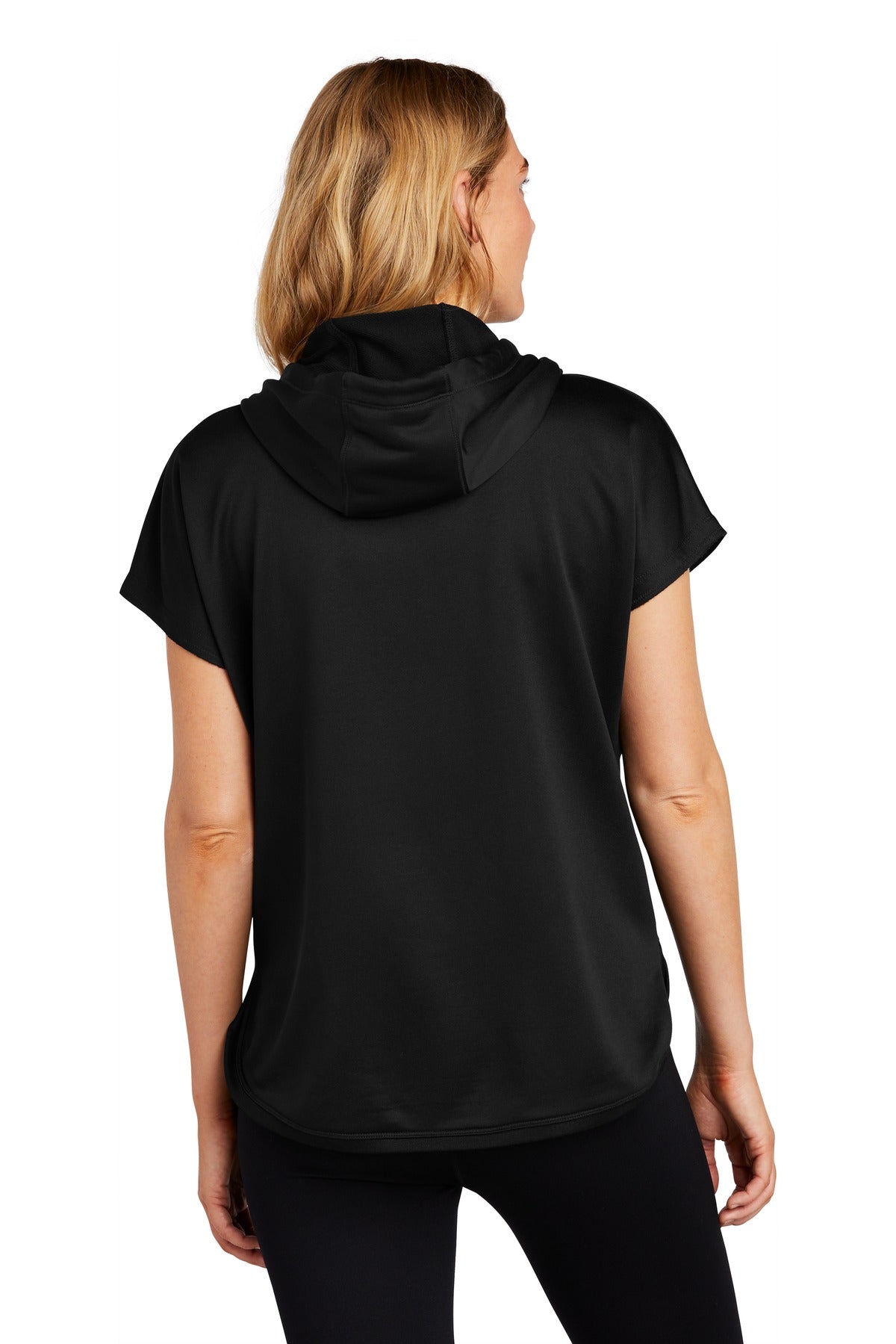New Era® Women's Performance Terry Short Sleeve Hoodie