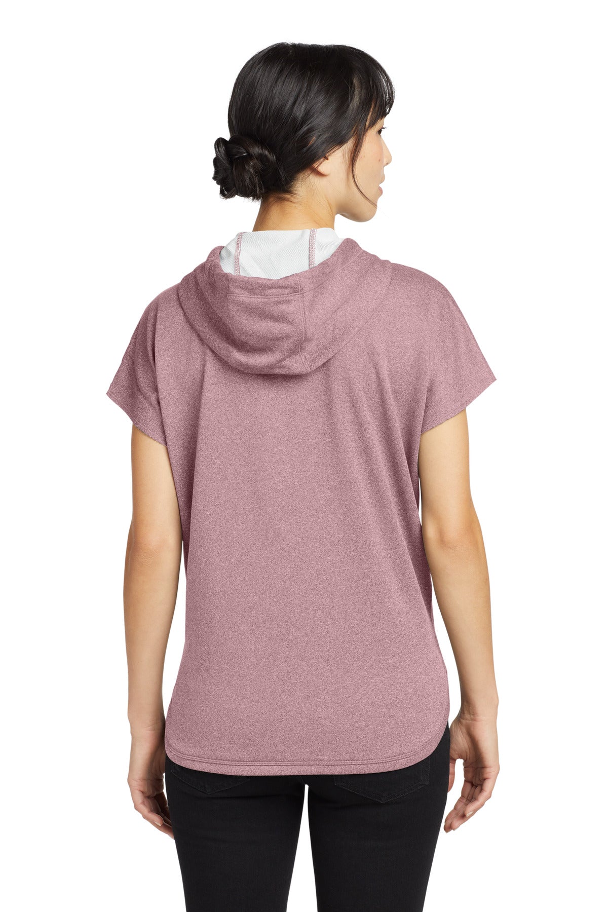 New Era® Women's Performance Terry Short Sleeve Hoodie