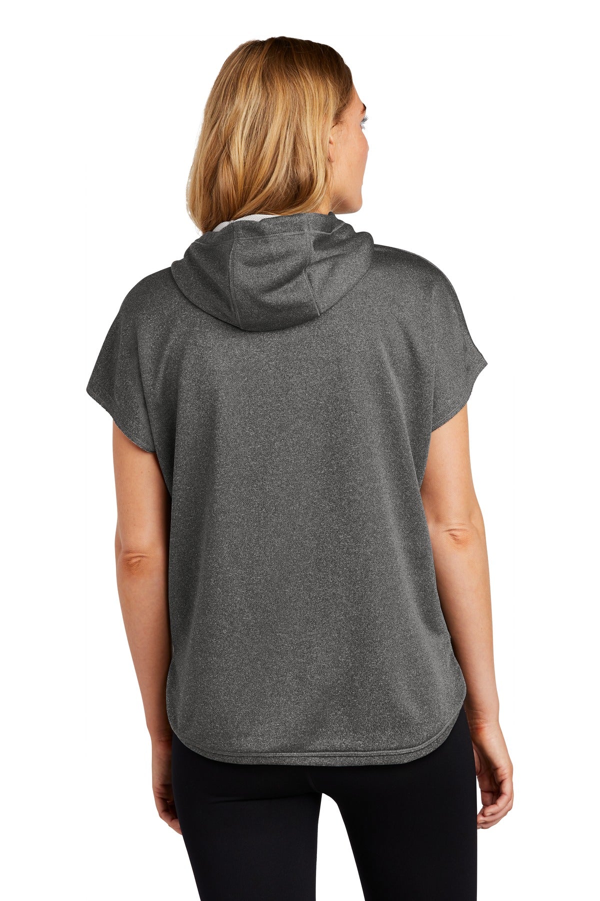 New Era® Women's Performance Terry Short Sleeve Hoodie
