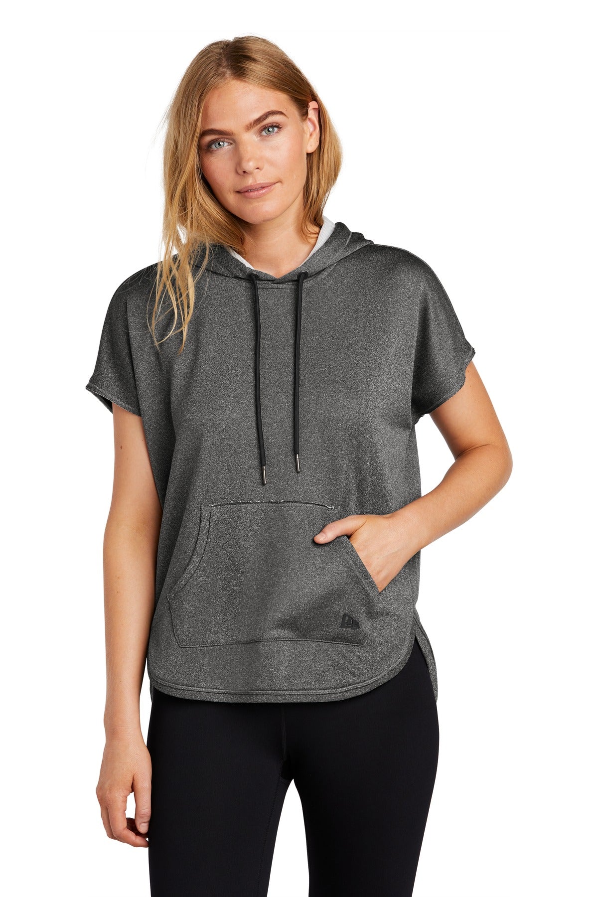 New Era® Women's Performance Terry Short Sleeve Hoodie