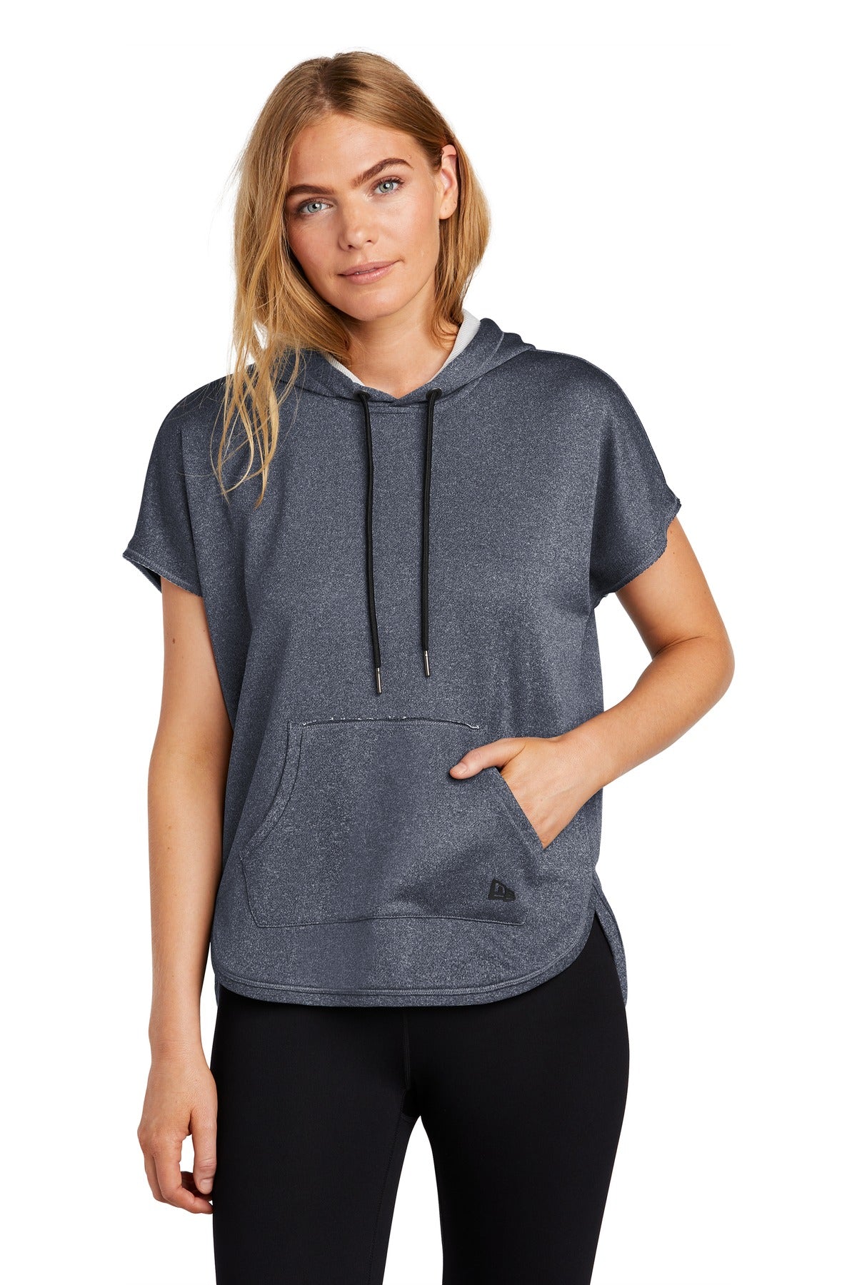 New Era® Women's Performance Terry Short Sleeve Hoodie