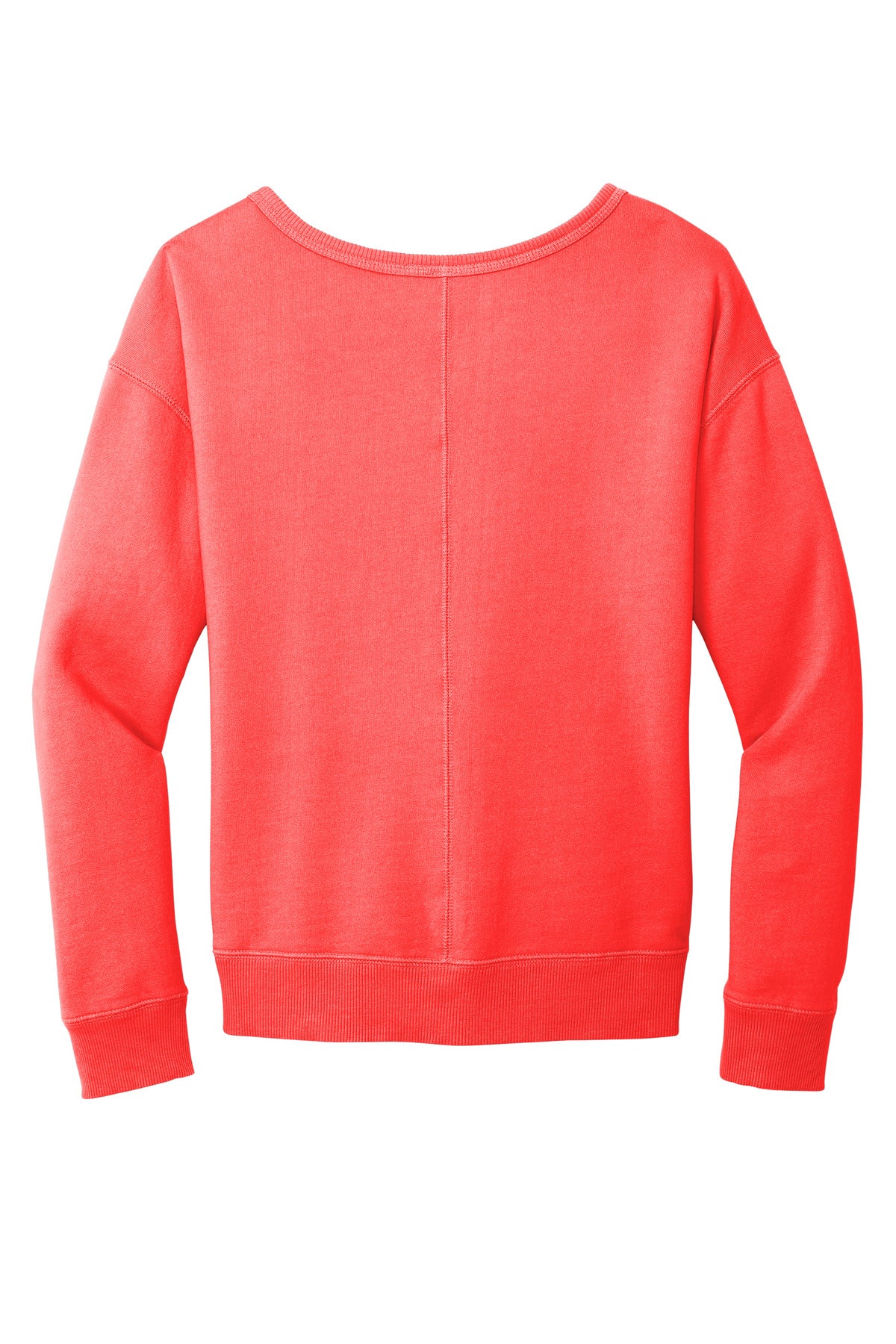 Port & Company® Women's Beach Wash® Garment-Dyed V-Neck Sweatshirt
