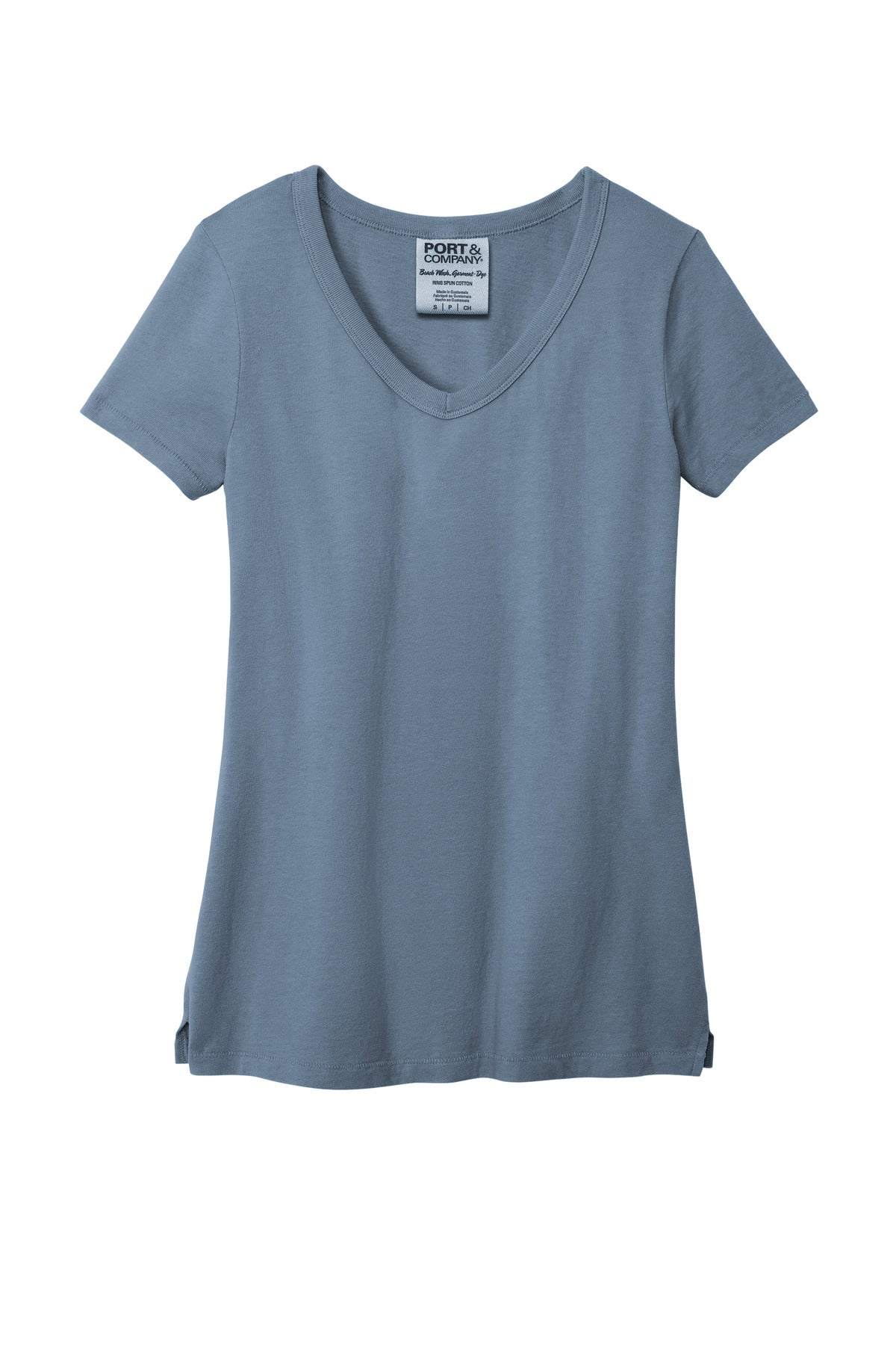 Port & Company® Women's Beach Wash® Garment-Dyed V-Neck Tee